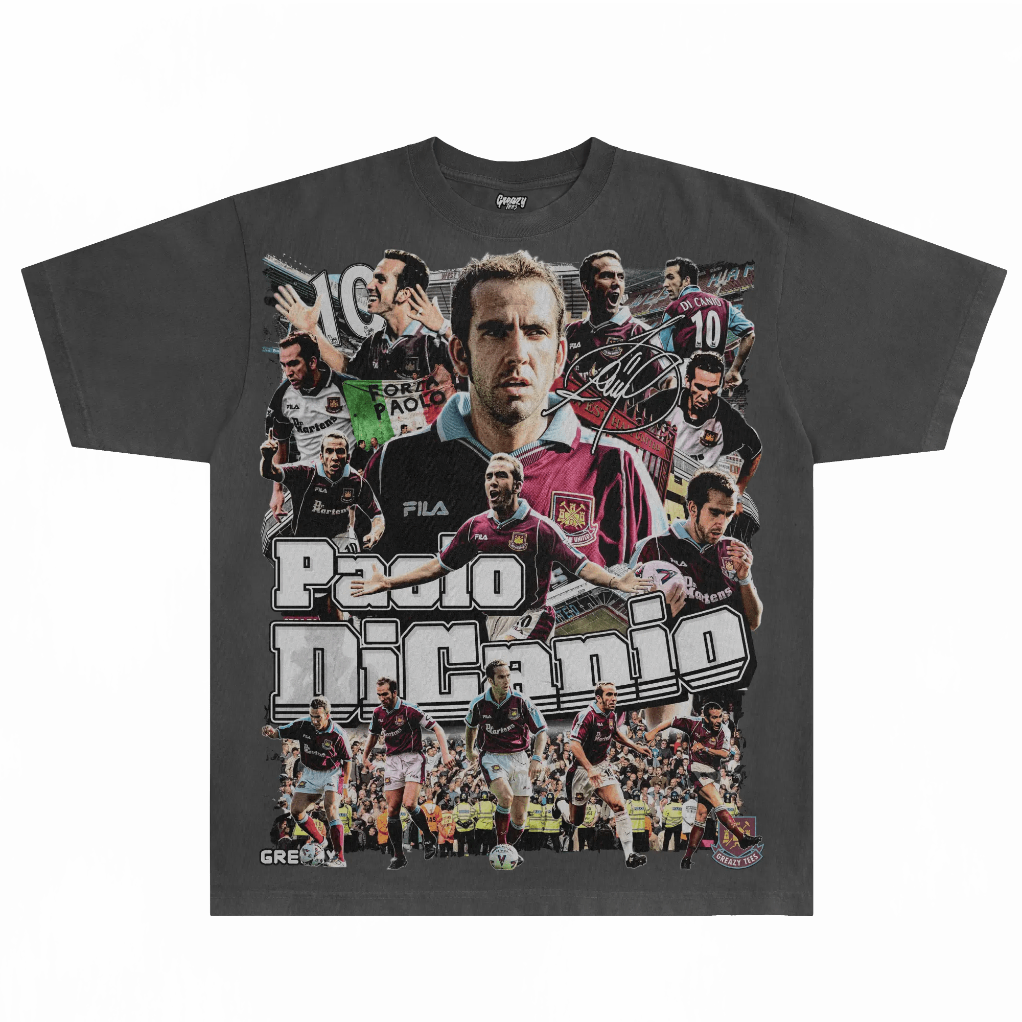 Paolo Di Canio West Ham United Tee - Greazy Tees
