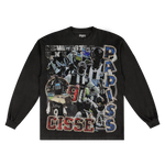Papiss Cissé Newcastle Classic Long Sleeved Tee - Greazy Tees