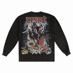 Papiss Cissé Newcastle Classic Long Sleeved Tee - Greazy Tees