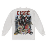 Papiss Cissé Newcastle Classic Long Sleeved Tee - Greazy Tees