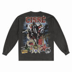 Papiss Cissé Newcastle Classic Long Sleeved Tee - Greazy Tees