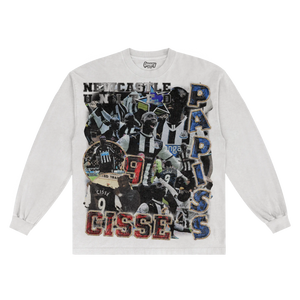 Papiss Cissé Newcastle Classic Long Sleeved Tee - Greazy Tees