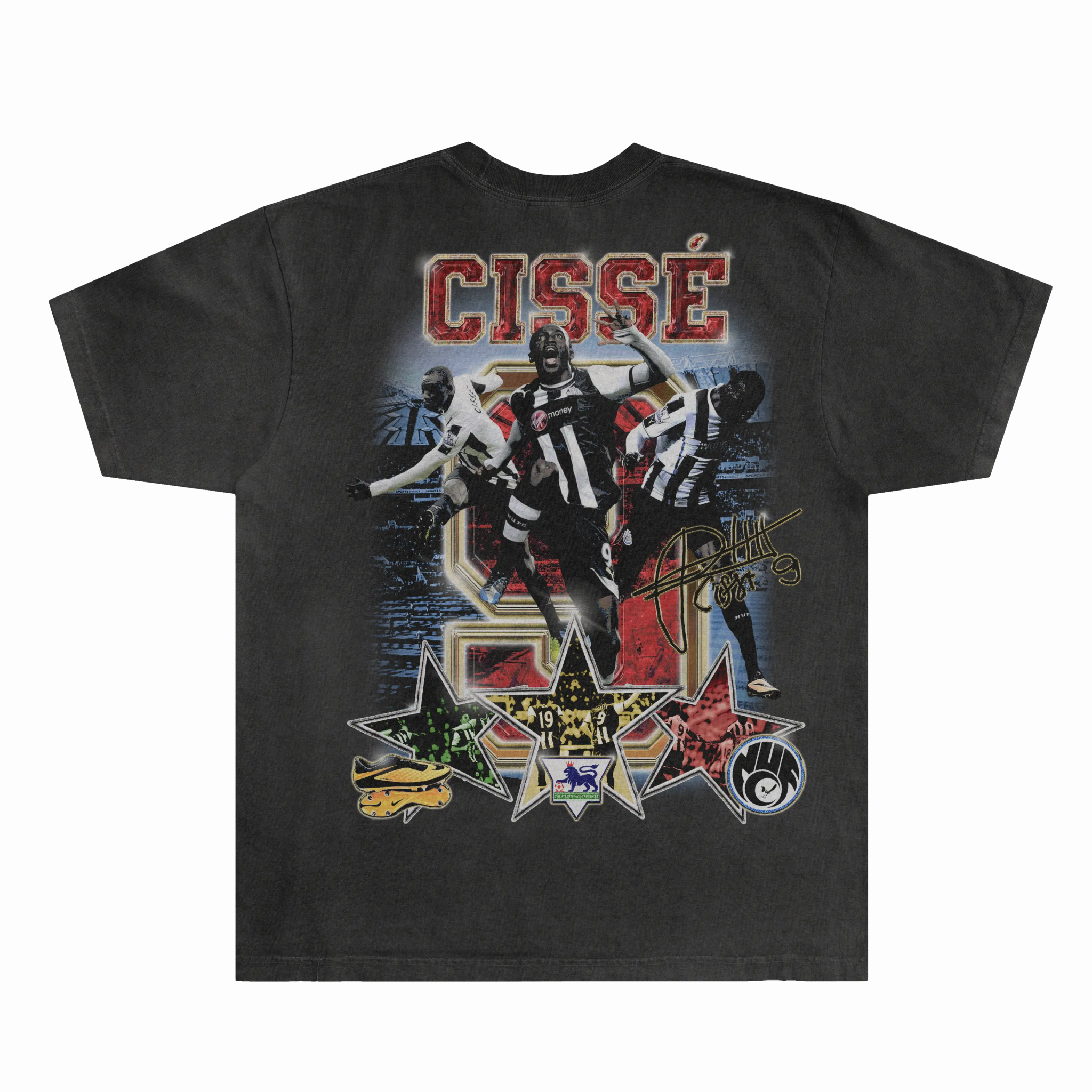 Papiss Cisse Newcastle Classic Tee - Greazy Tees