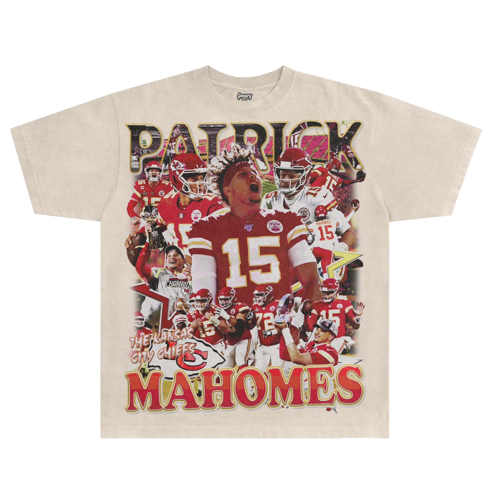 Patrick Mahomes Chiefs Tee - Greazy Tees