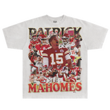 Patrick Mahomes Chiefs Tee - Greazy Tees