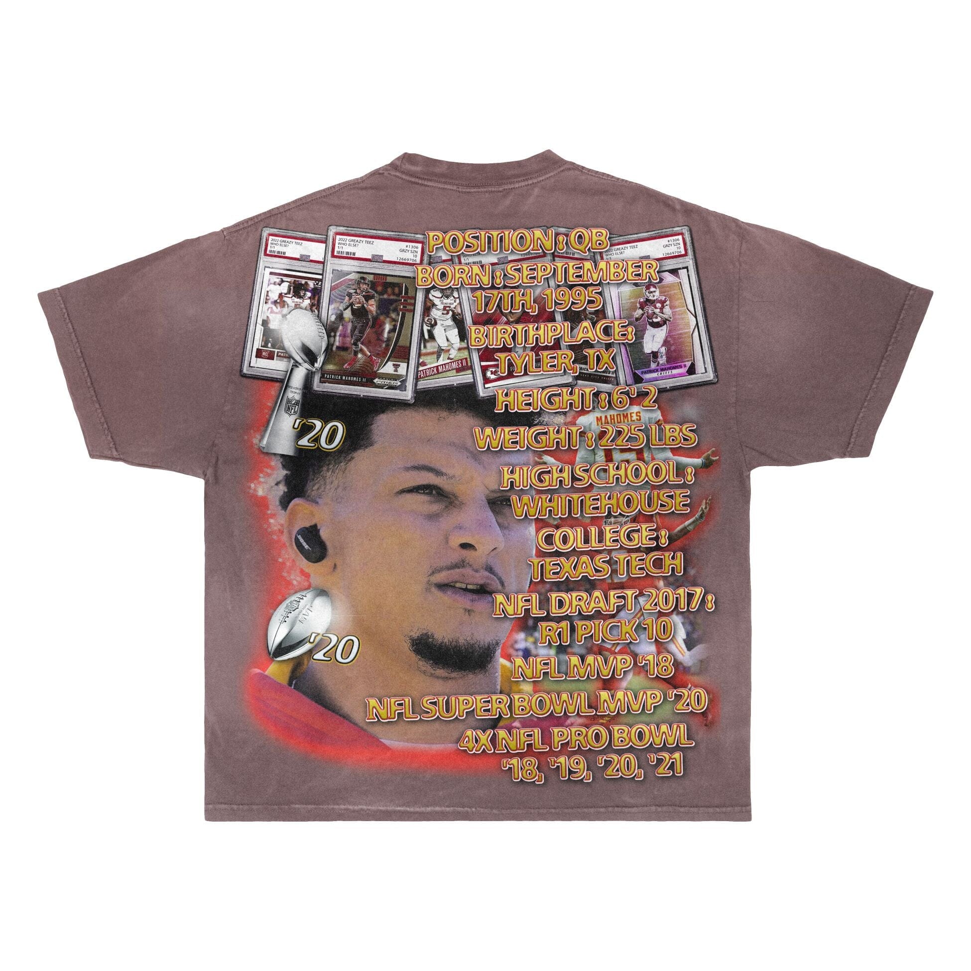 Patrick Mahomes Tee - Greazy Tees