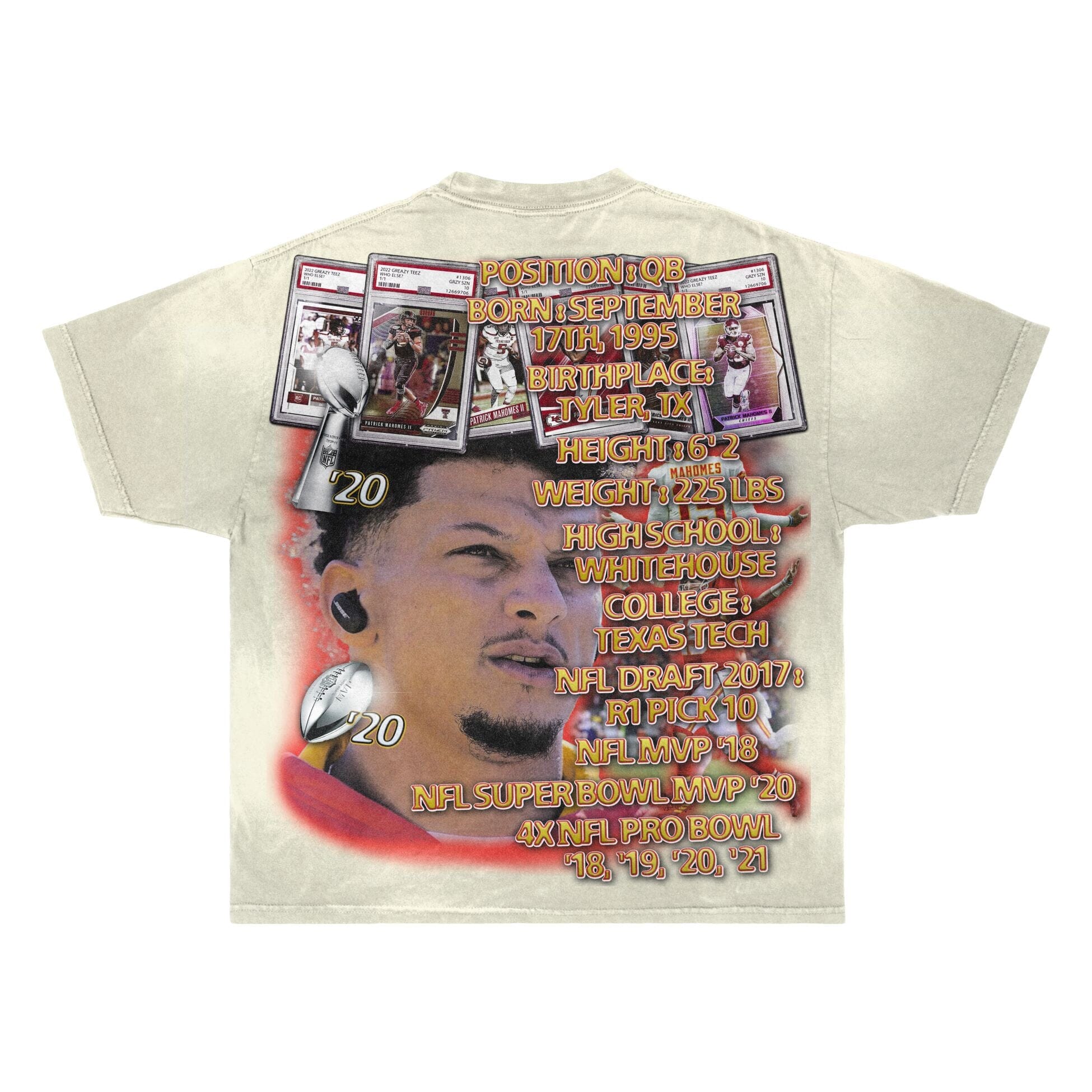 Patrick Mahomes Tee - Greazy Tees