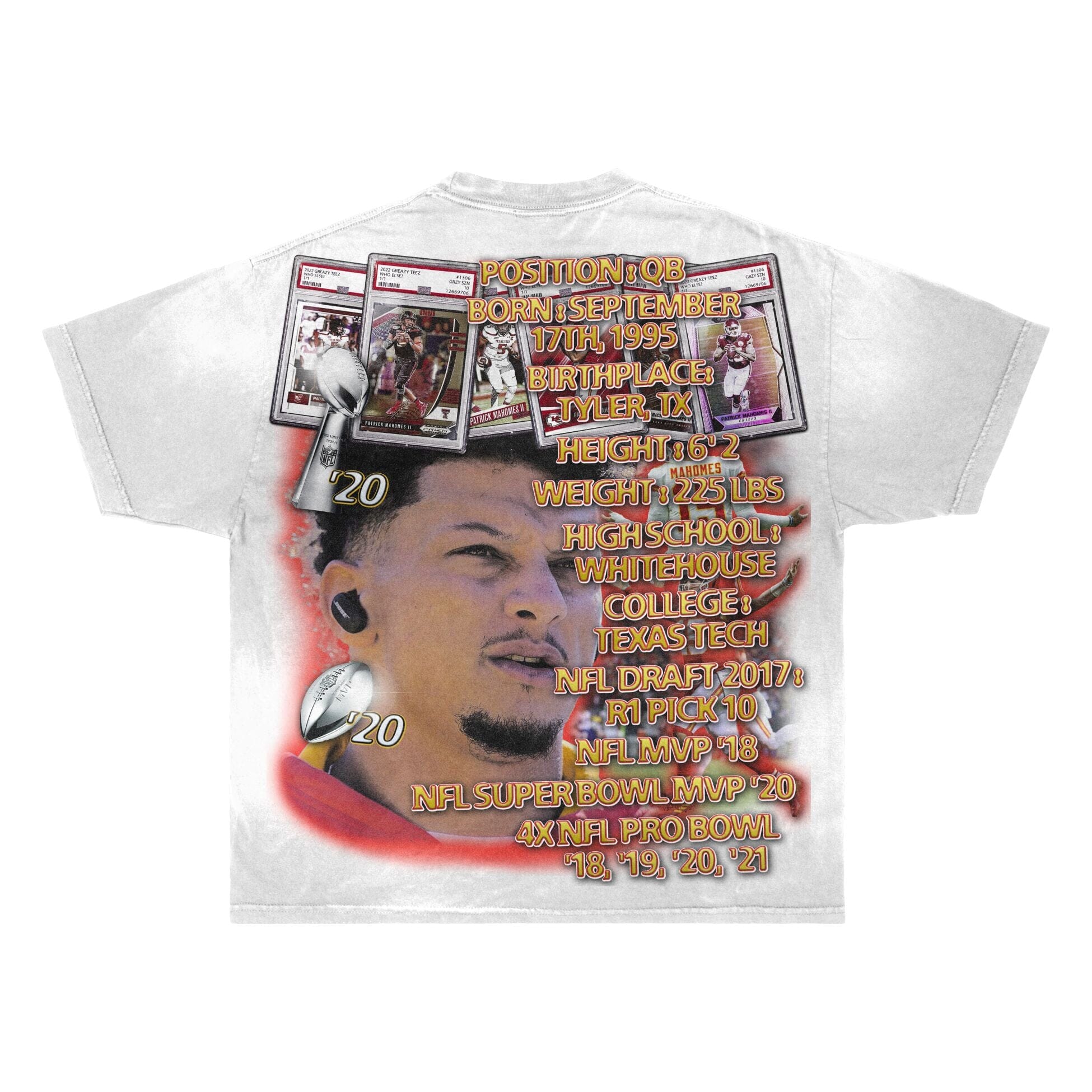 Patrick Mahomes Tee - Greazy Tees