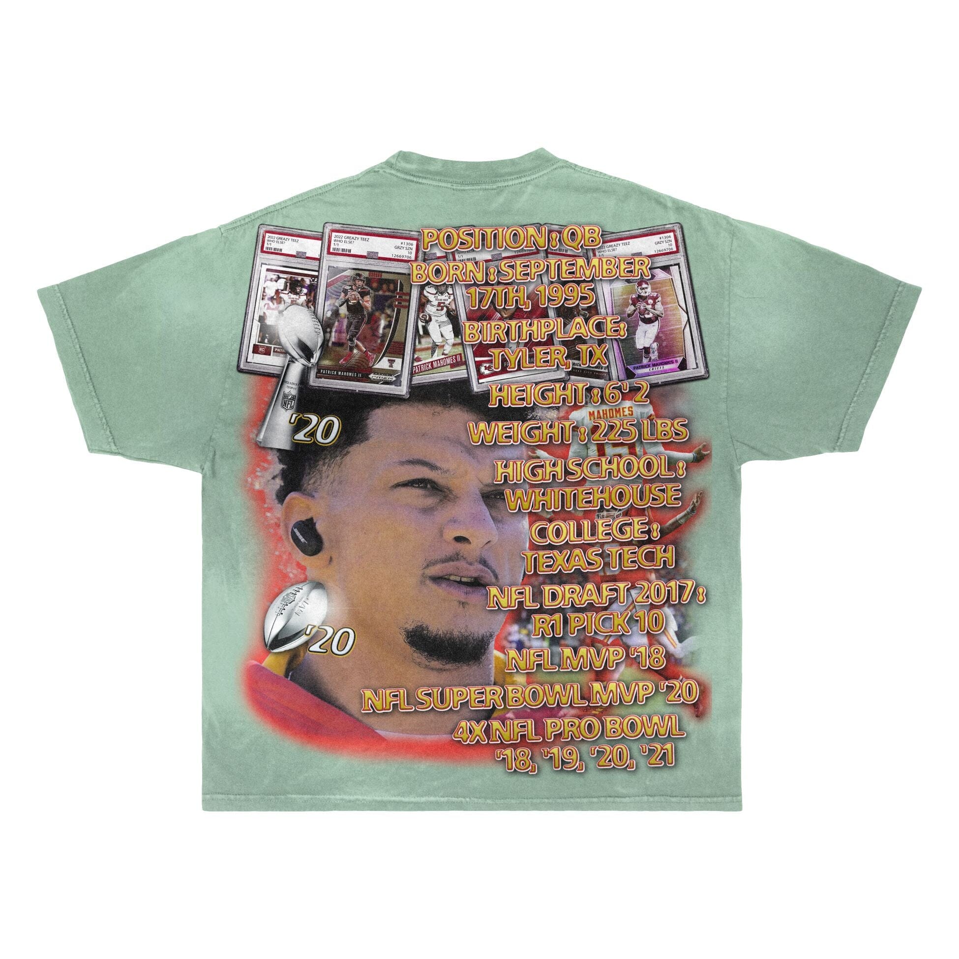 Patrick Mahomes Tee - Greazy Tees