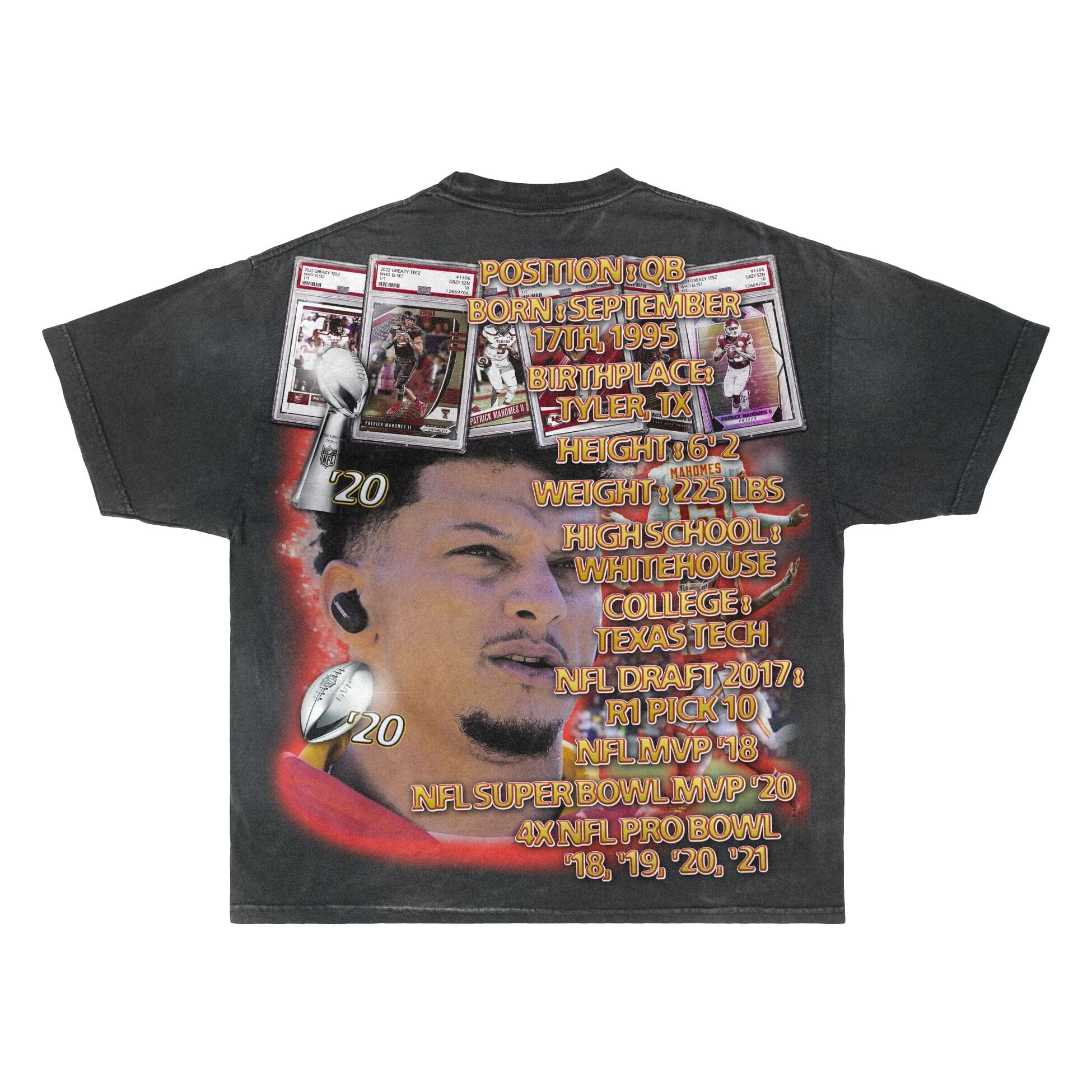 Patrick Mahomes Tee - Greazy Tees