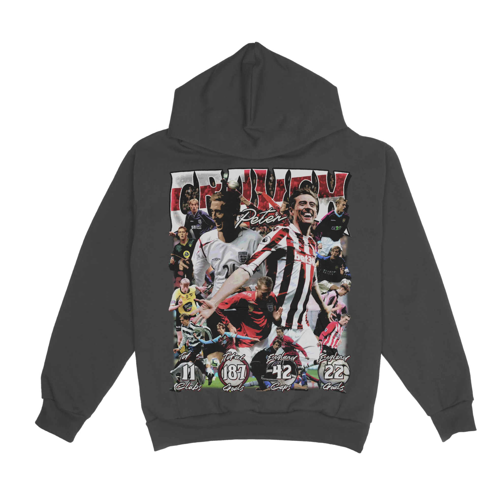 Peter Crouch Hoody - Greazy Tees