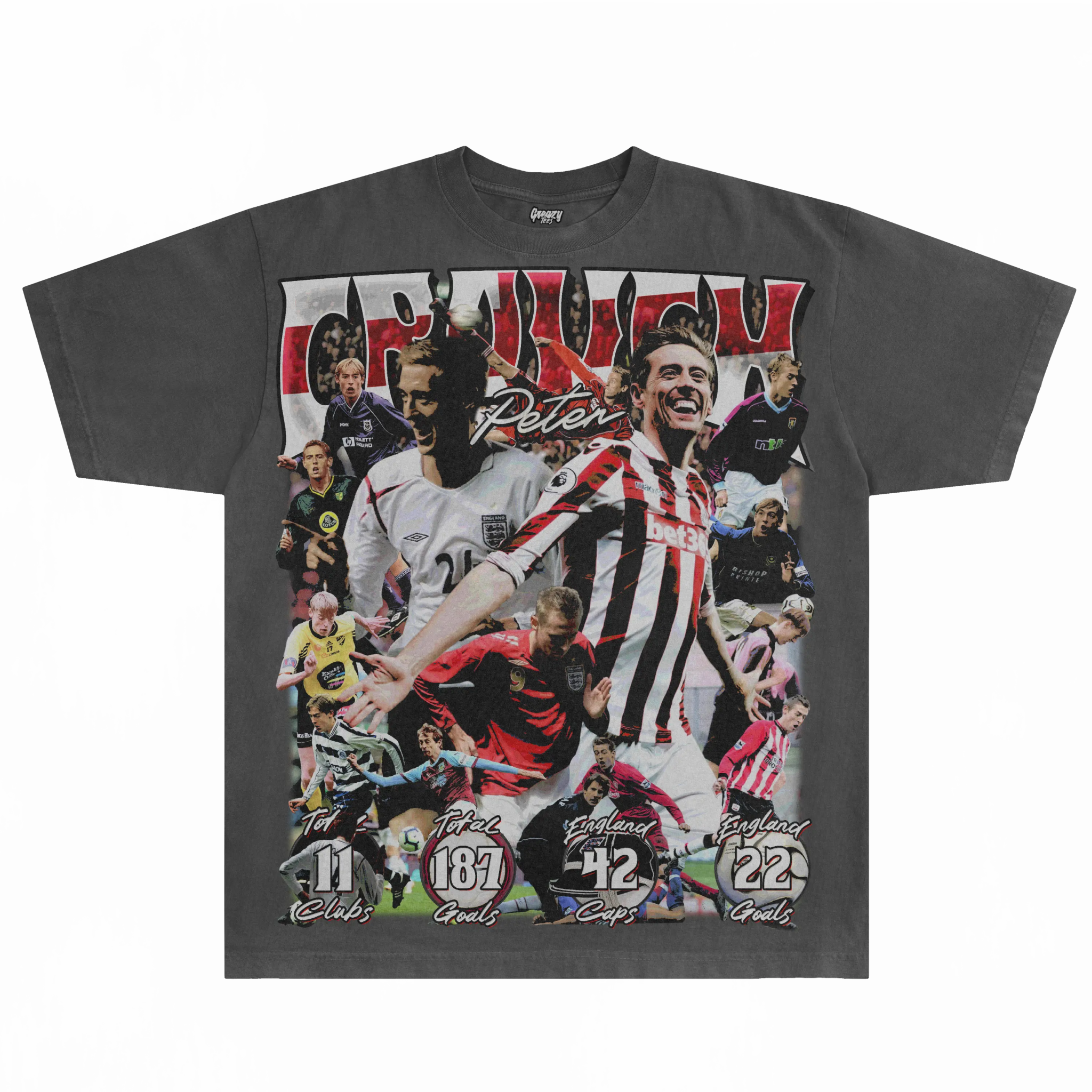 Peter Crouch Tee - Greazy Tees