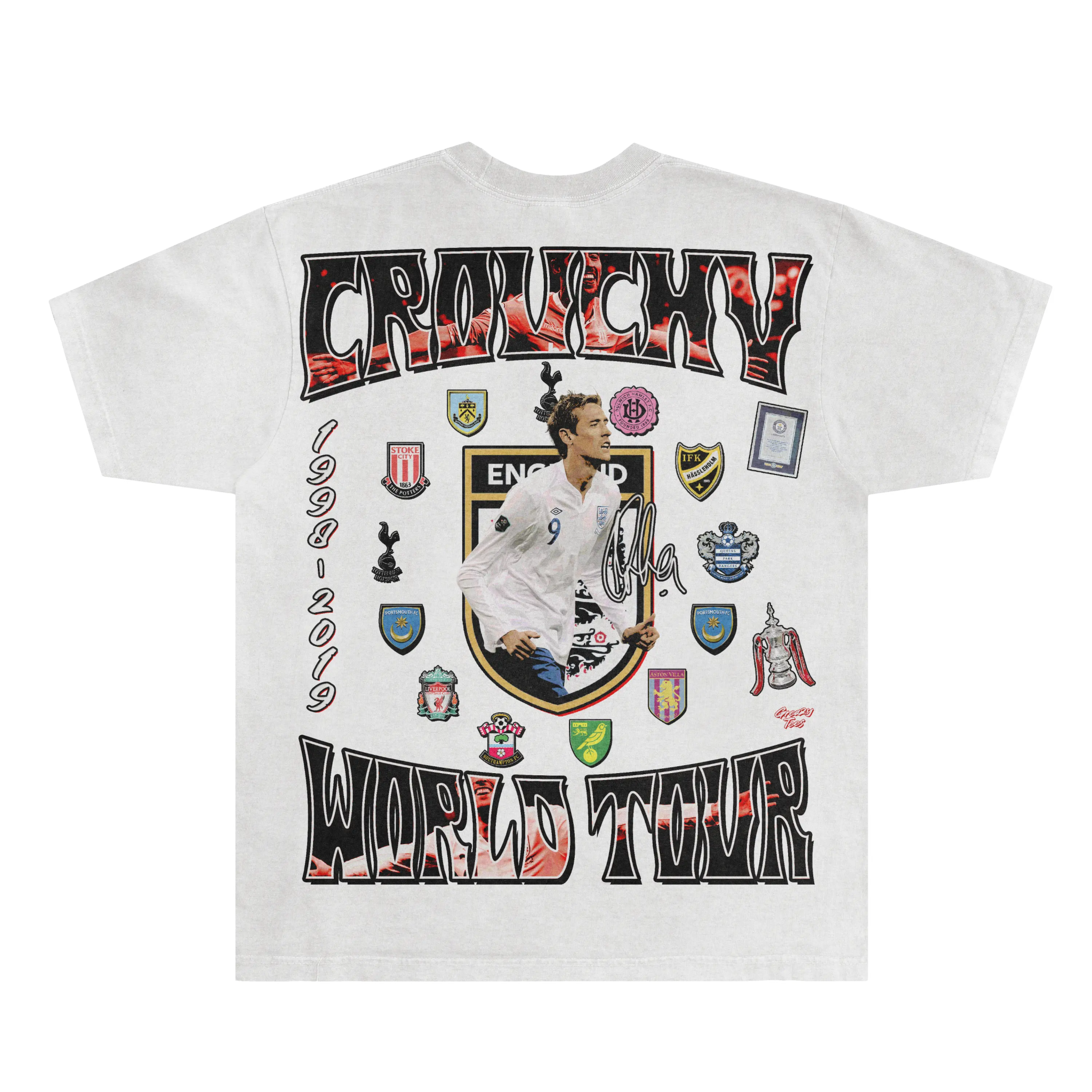 Peter Crouch Tee - Greazy Tees