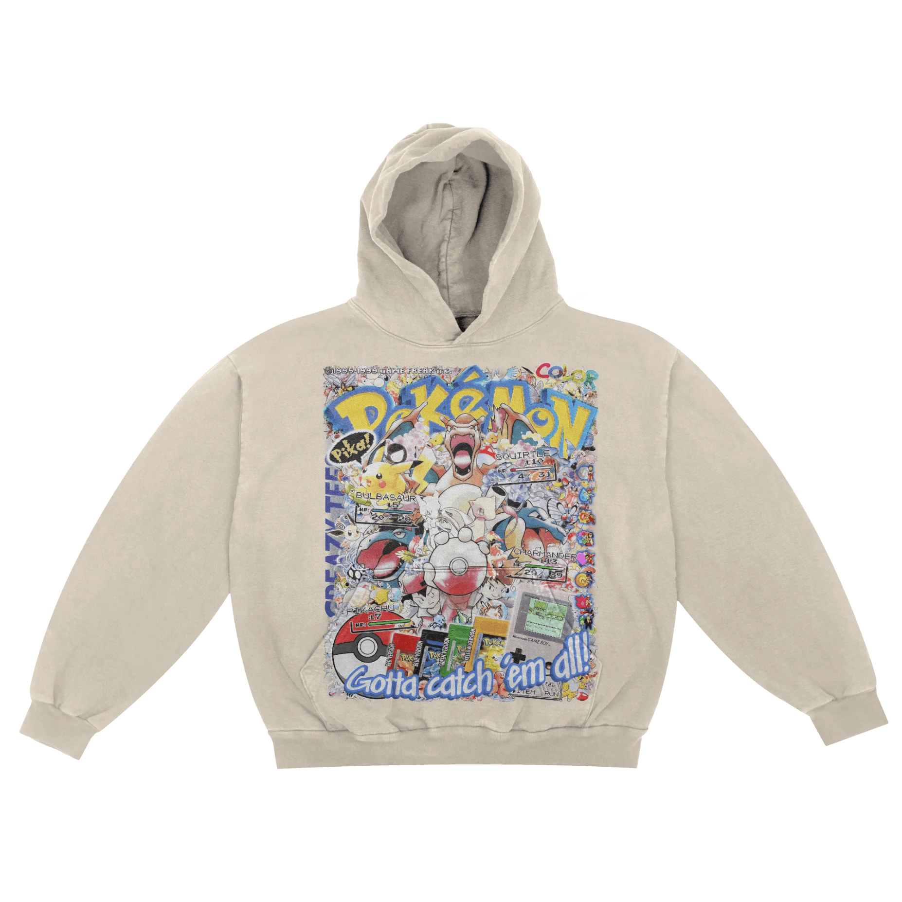 Pokemon Gen 1 Hoody - Greazy Tees