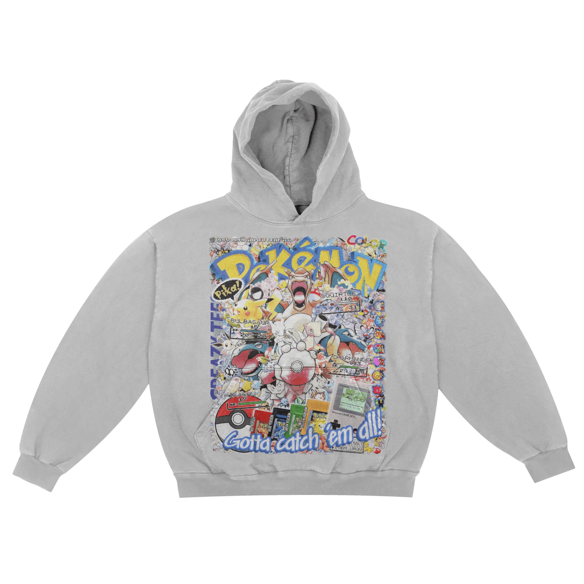 Pokemon Gen 1 Hoody - Greazy Tees