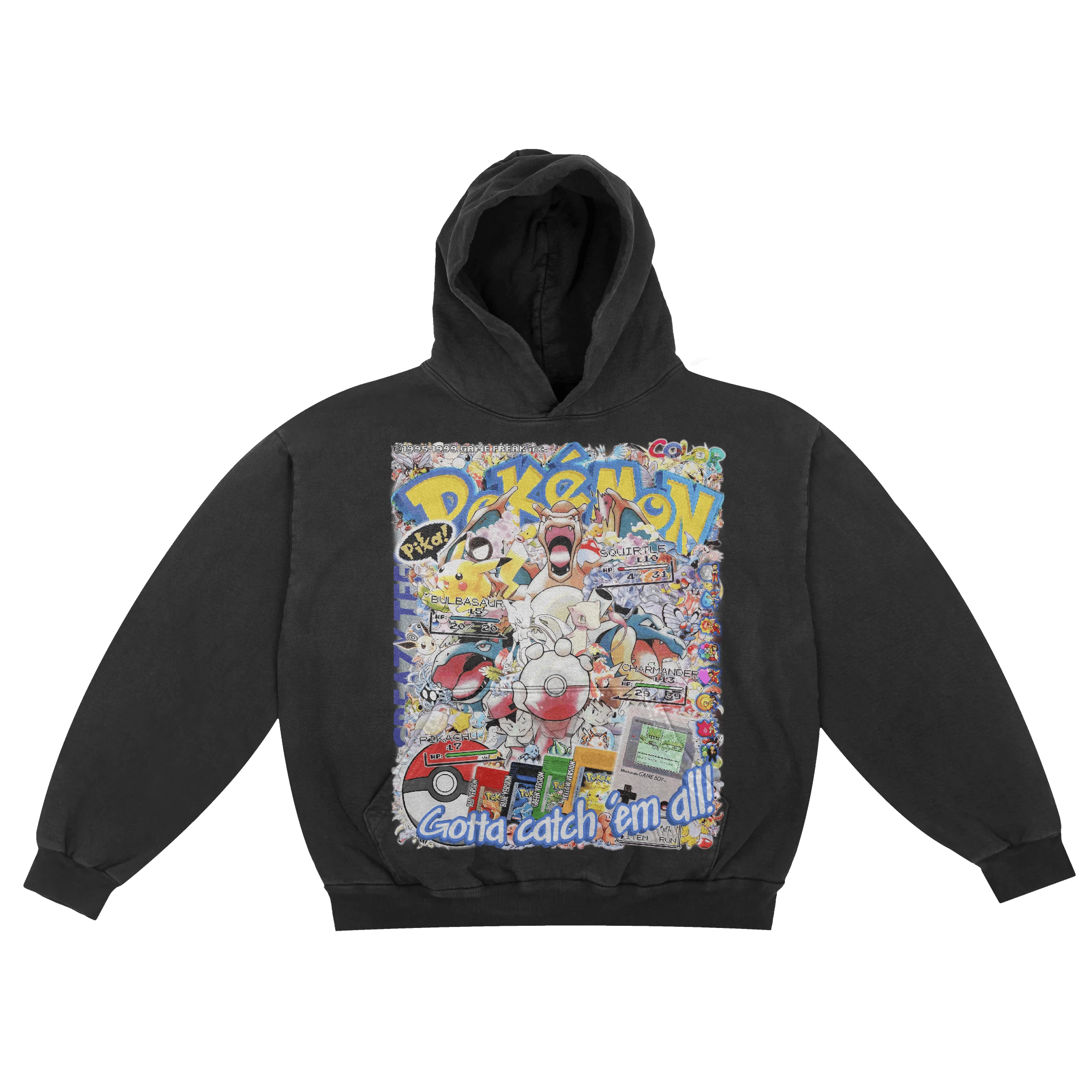 Pokemon Gen 1 Hoody - Greazy Tees
