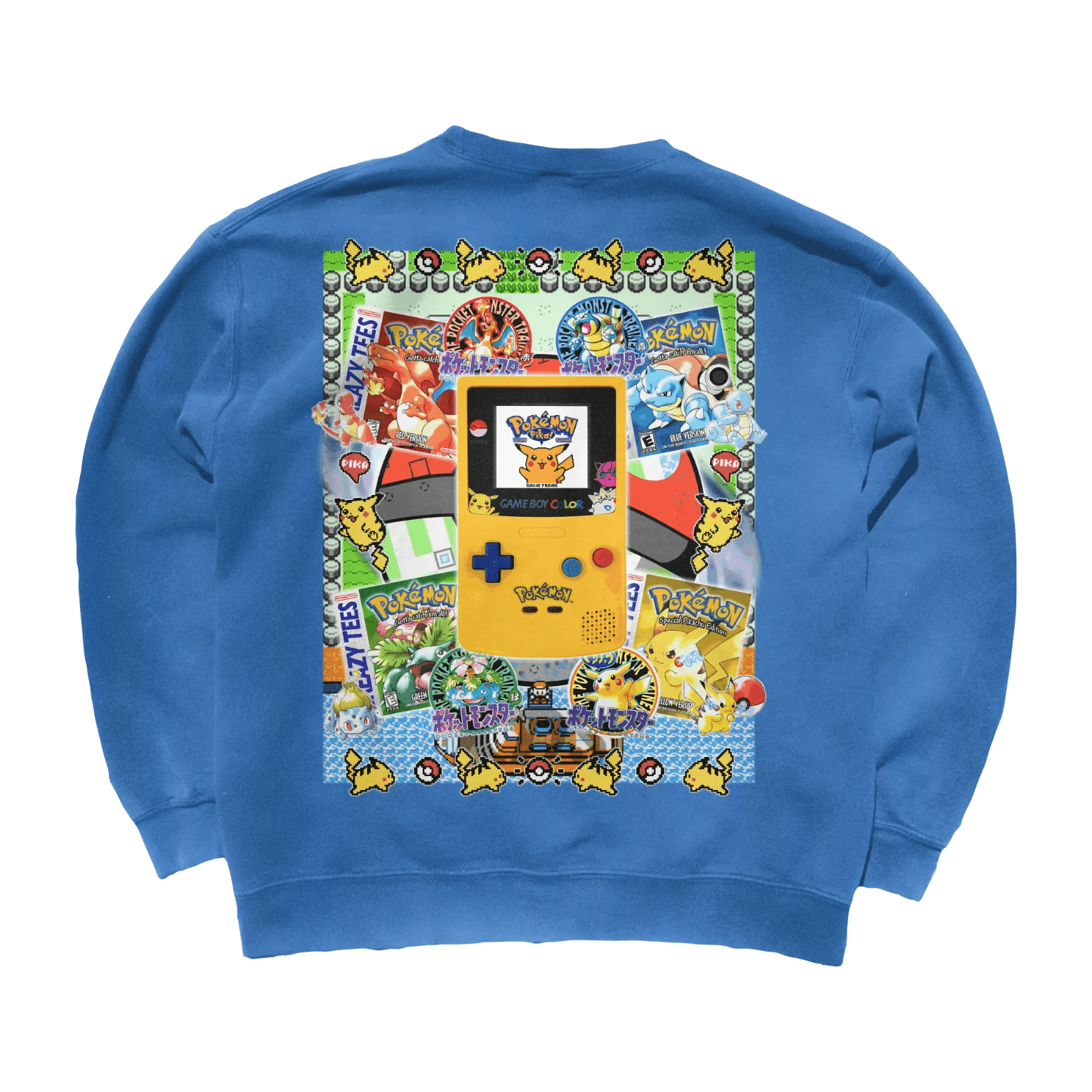Pokemon Gen 1 Sweatshirt - Greazy Tees