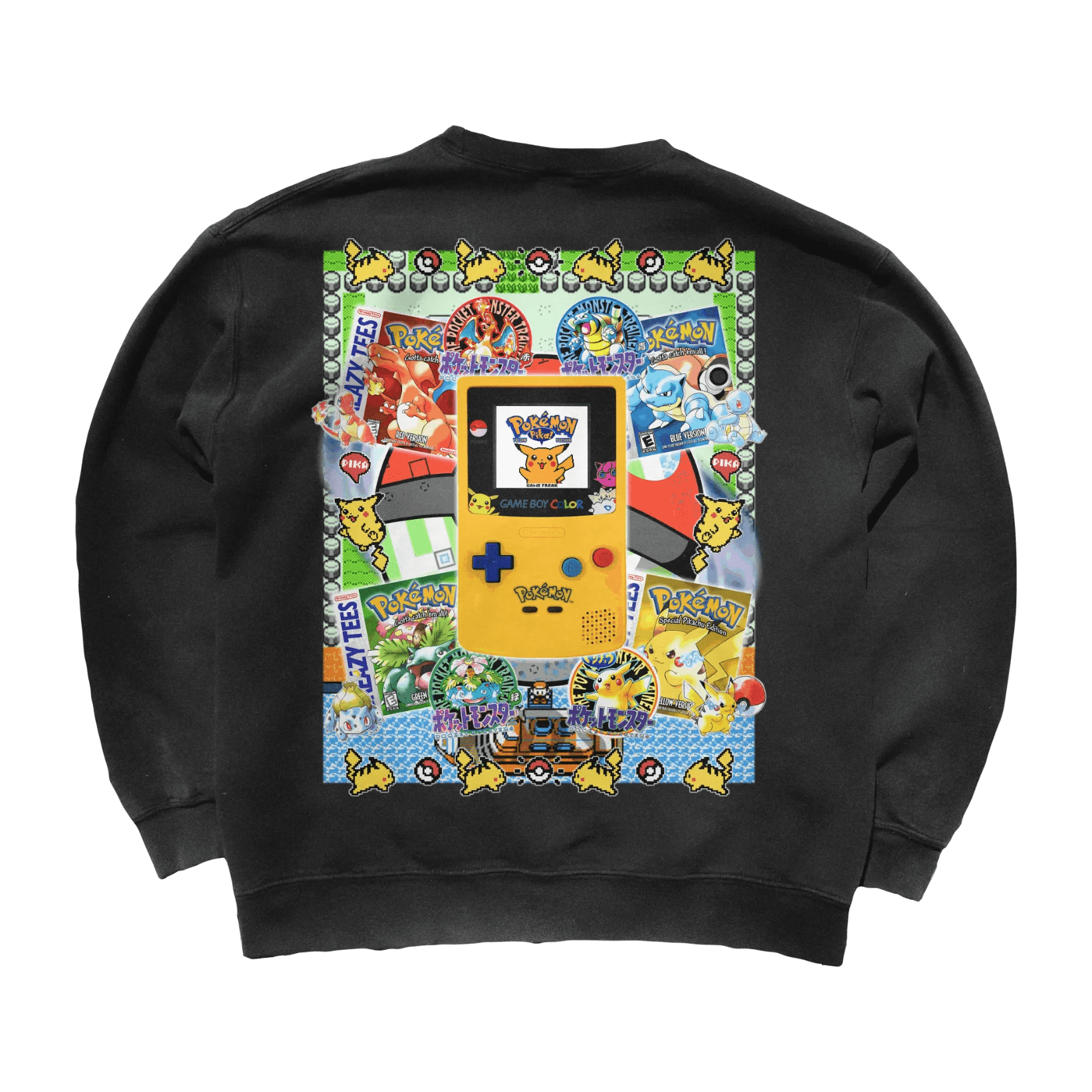 Pokemon Gen 1 Sweatshirt - Greazy Tees