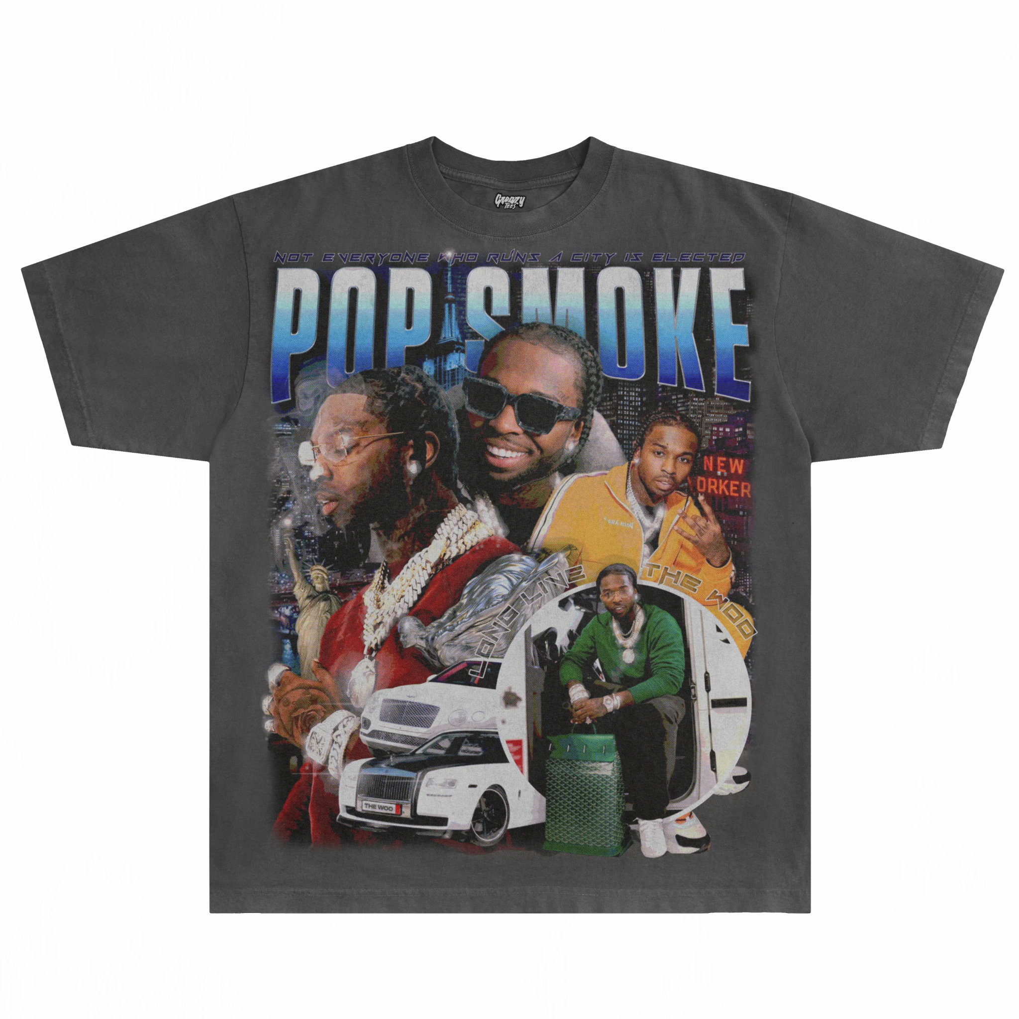 Pop Smoke Tee - Greazy Tees