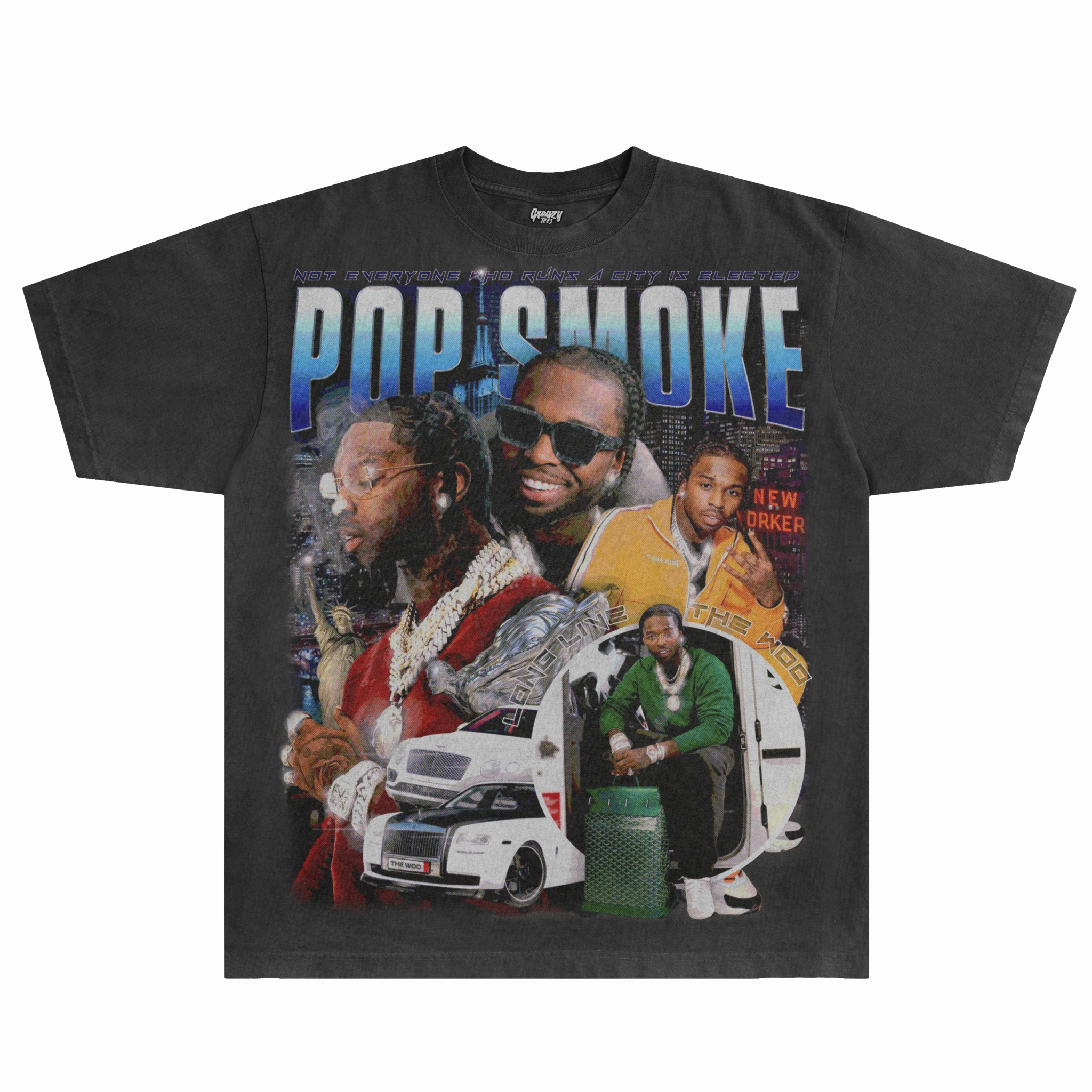 Pop Smoke Tee - Greazy Tees