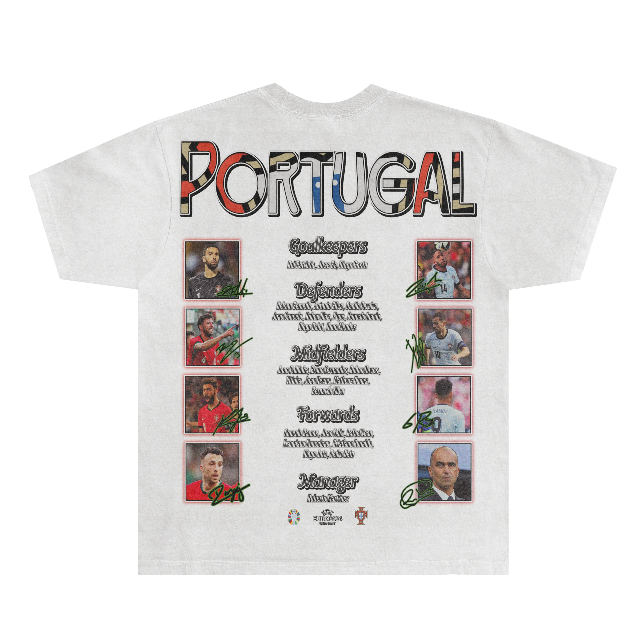 Portugal Euro '24 Tee - Greazy Tees