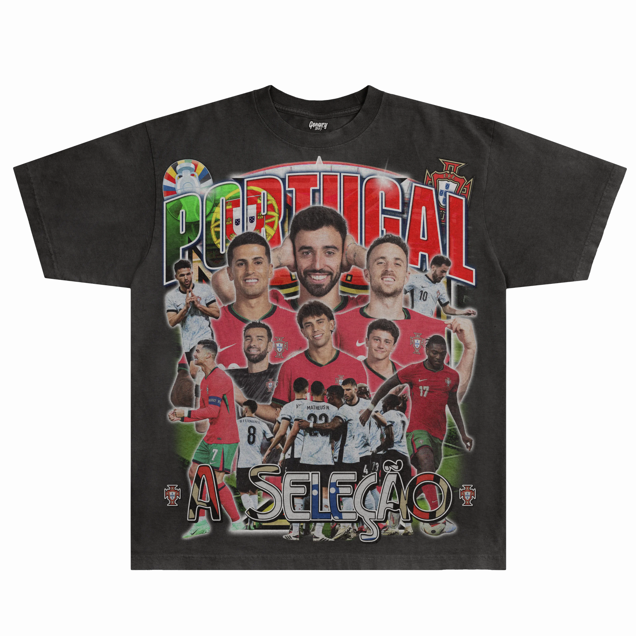 Portugal Euro '24 Tee - Greazy Tees