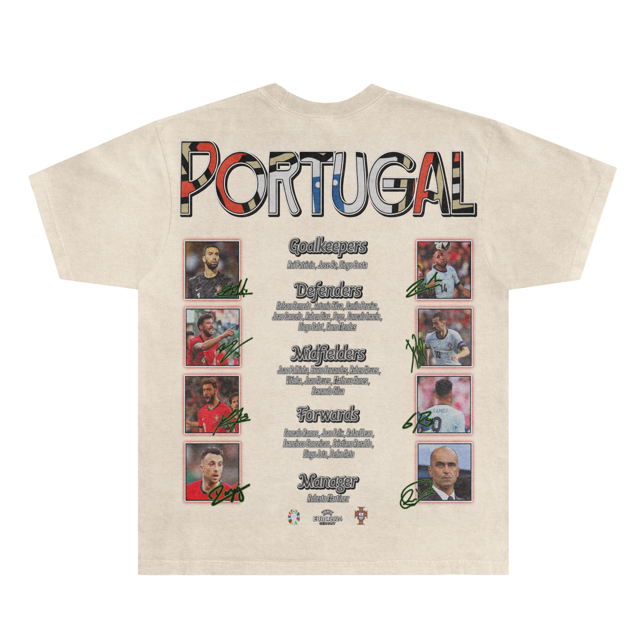 Portugal Euro '24 Tee - Greazy Tees