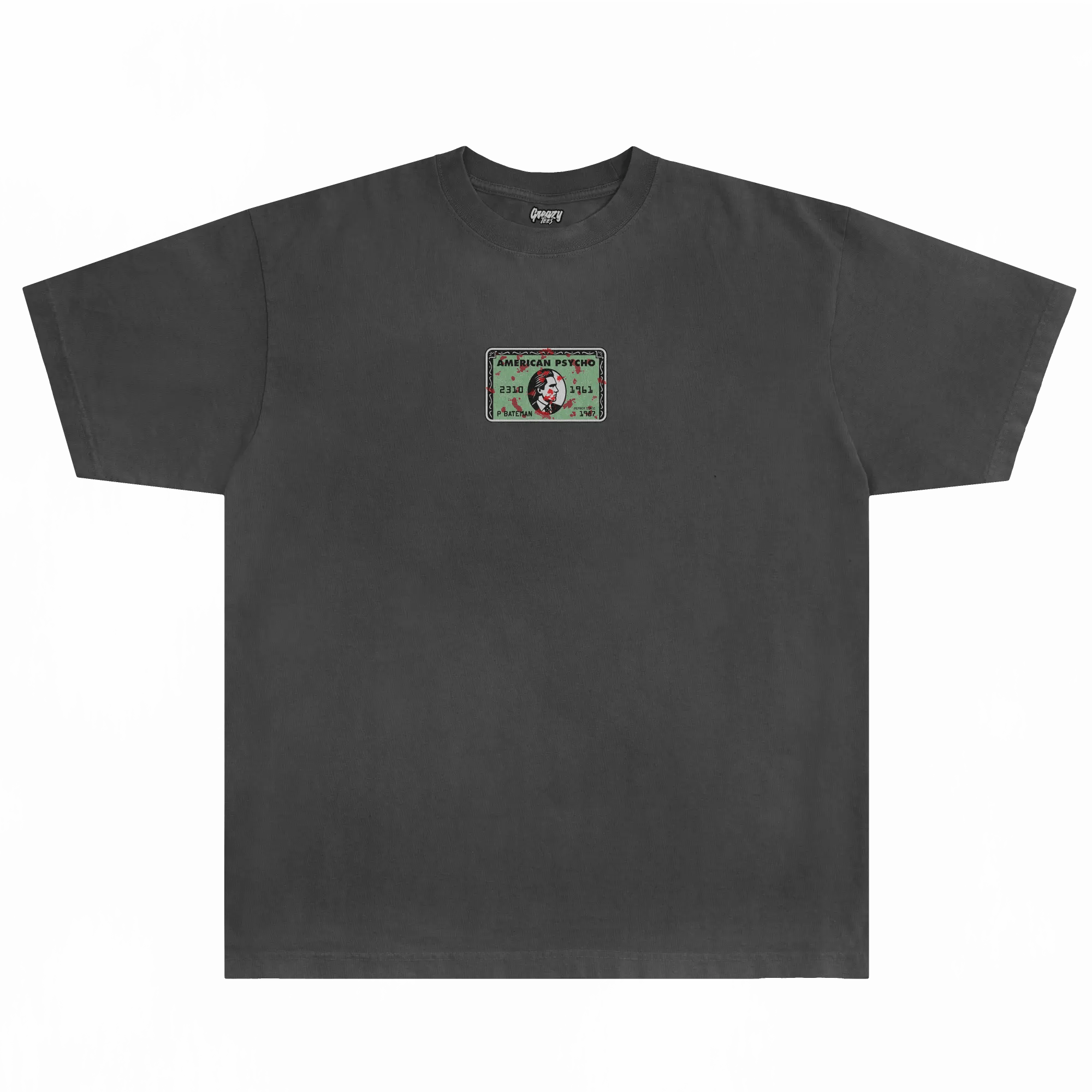 Psycho Card Tee - Greazy Tees