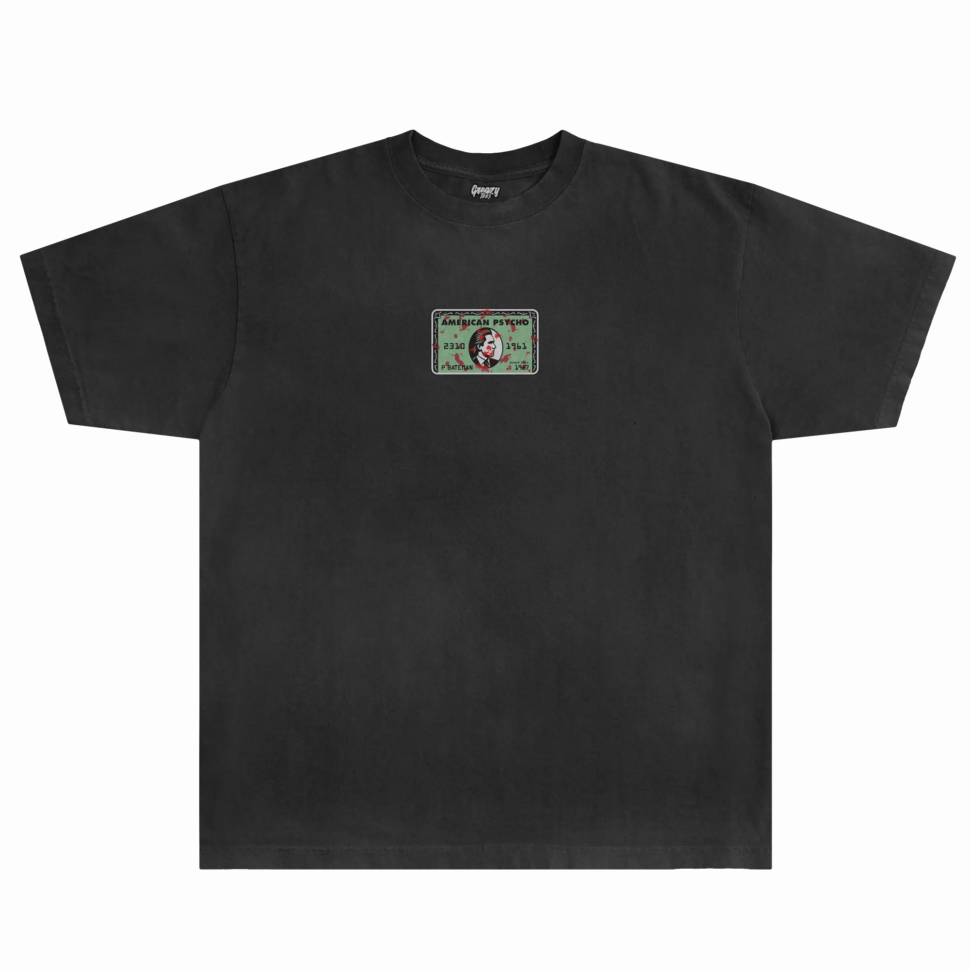 Psycho Card Tee - Greazy Tees