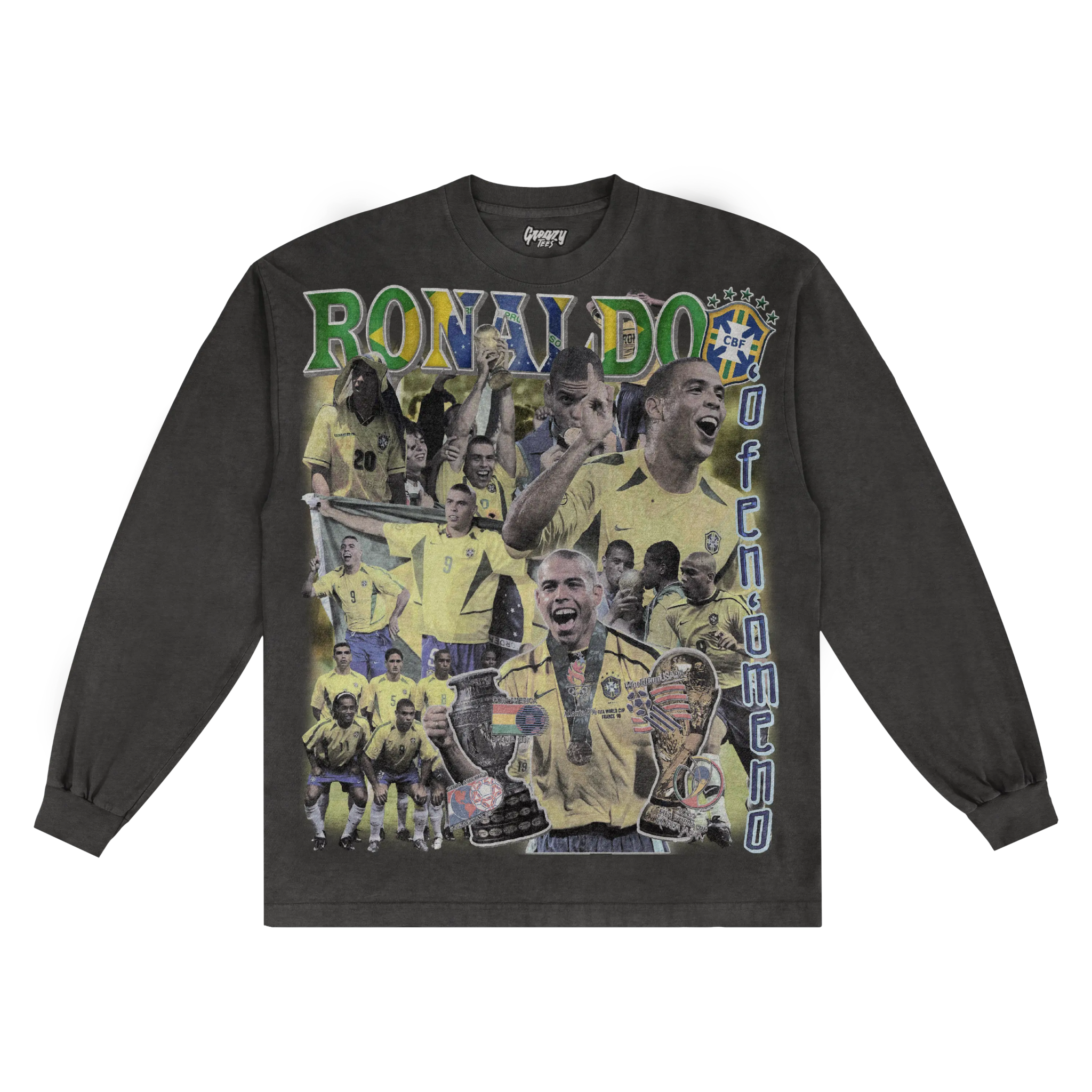 R9 Brasil Classic Long Sleeved Tee - Greazy Tees