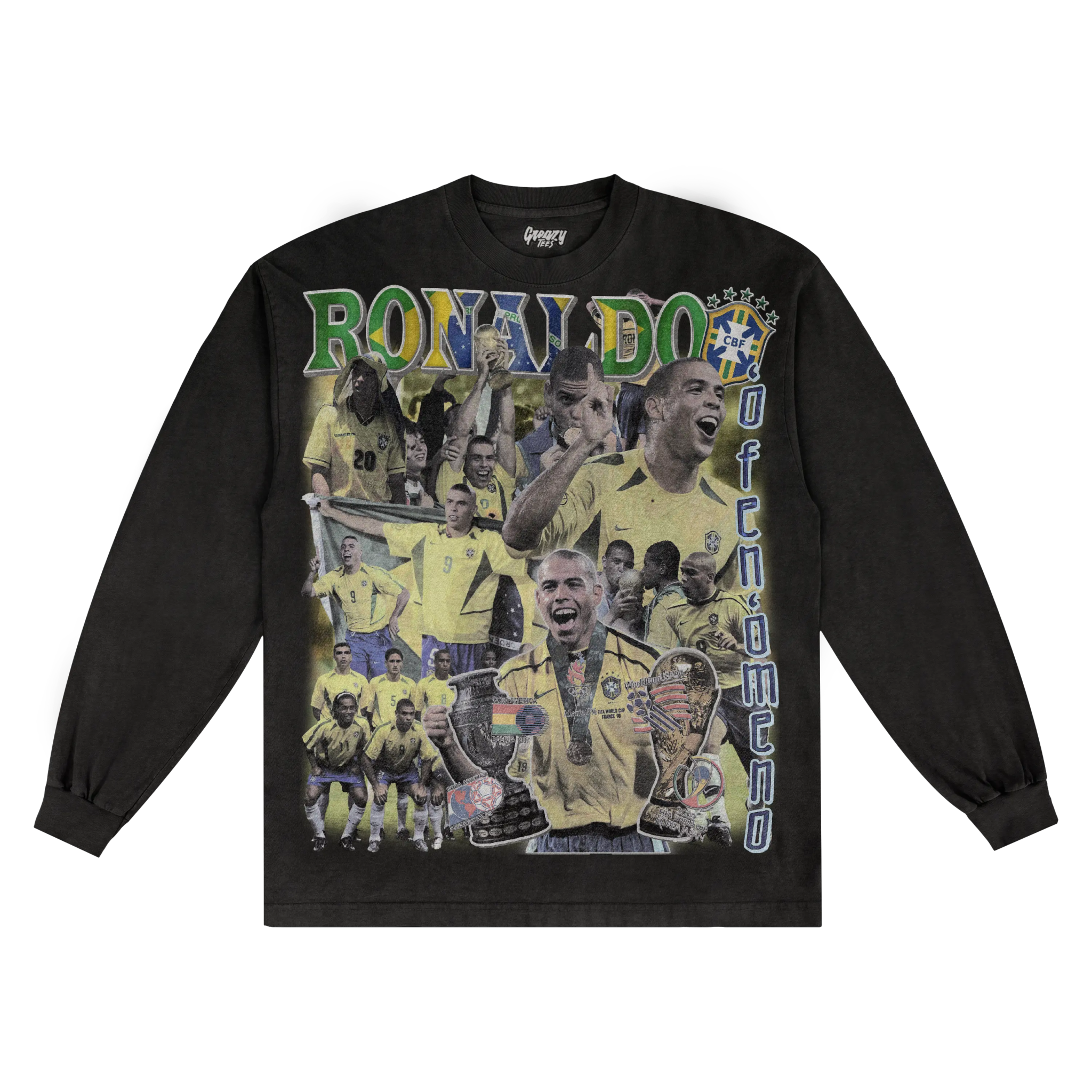 R9 Brasil Classic Long Sleeved Tee - Greazy Tees