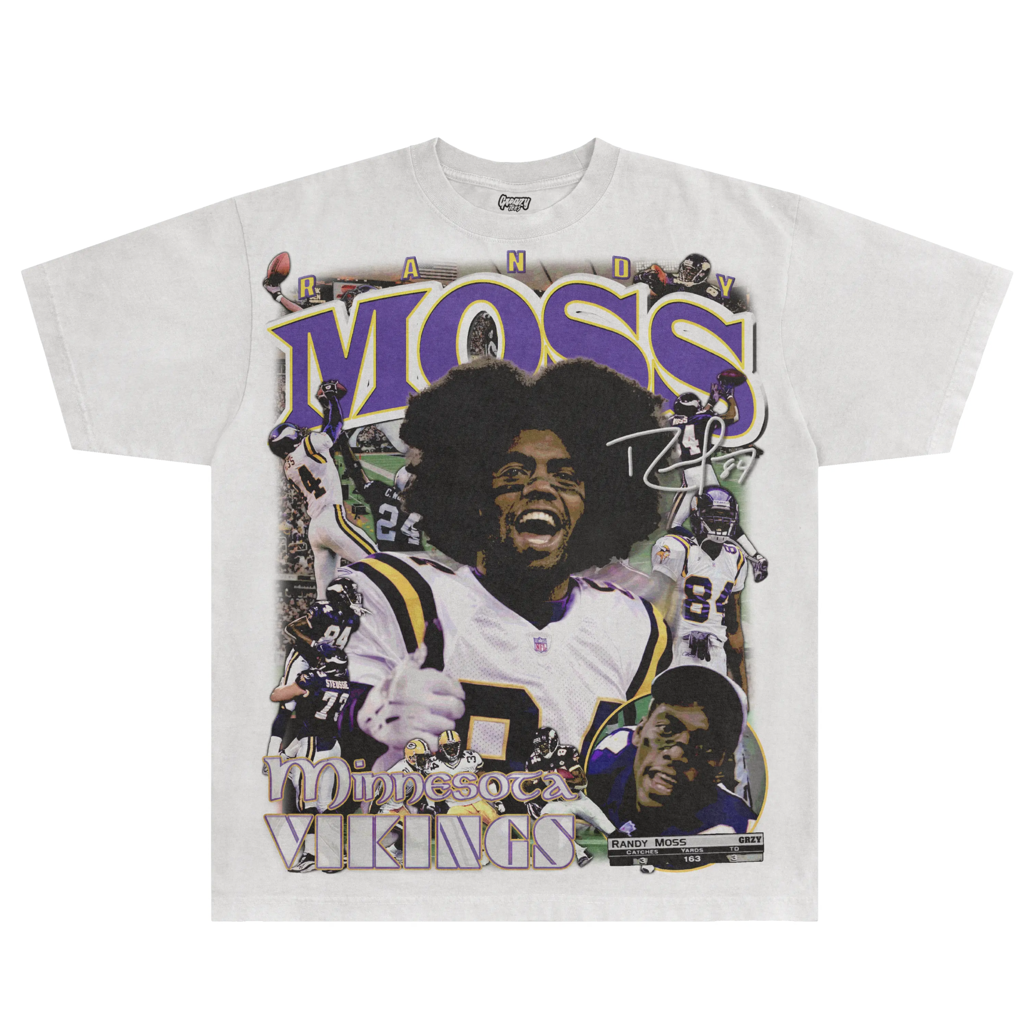 Randy Moss Vikings Tee - Greazy Tees