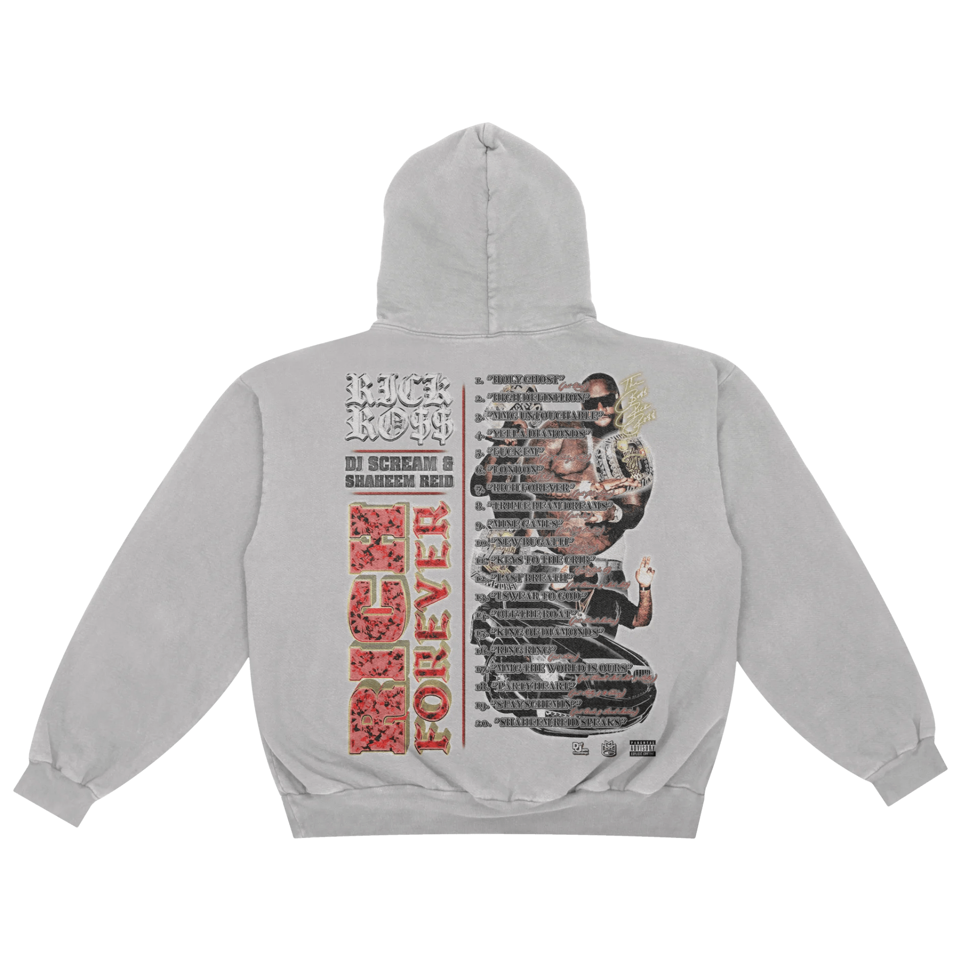 Rick Ross Rich Forever Hoody - Greazy Tees
