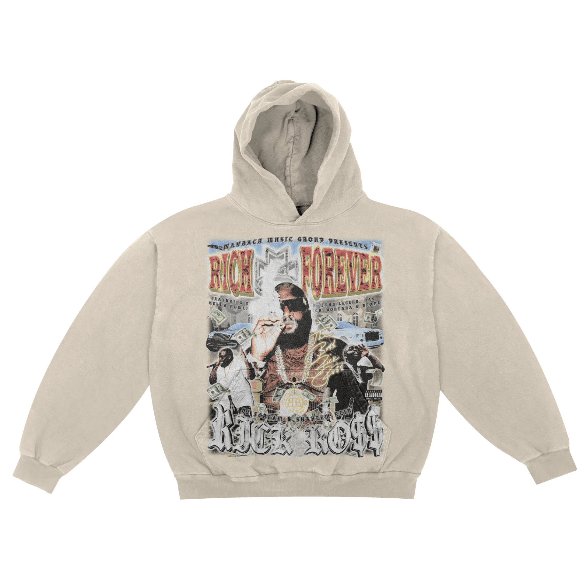 Rick Ross Rich Forever Hoody - Greazy Tees
