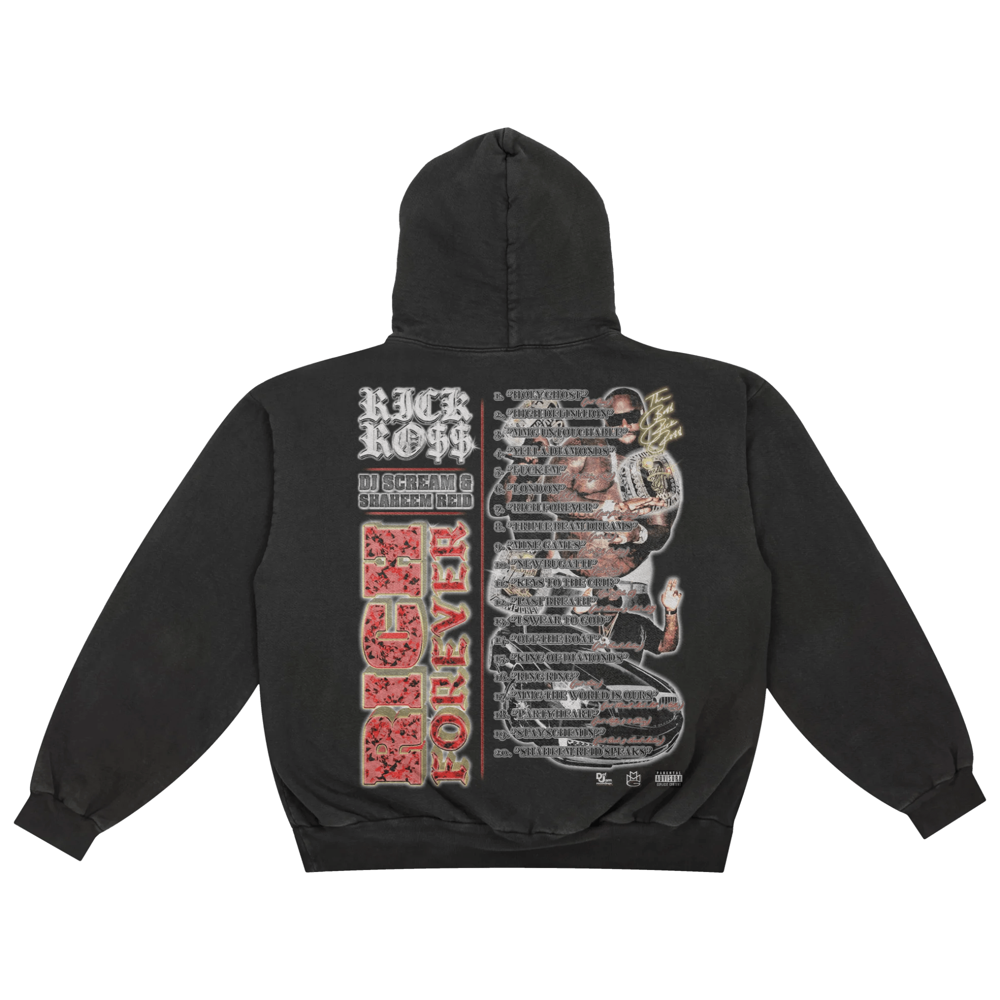 Rick Ross Rich Forever Hoody - Greazy Tees