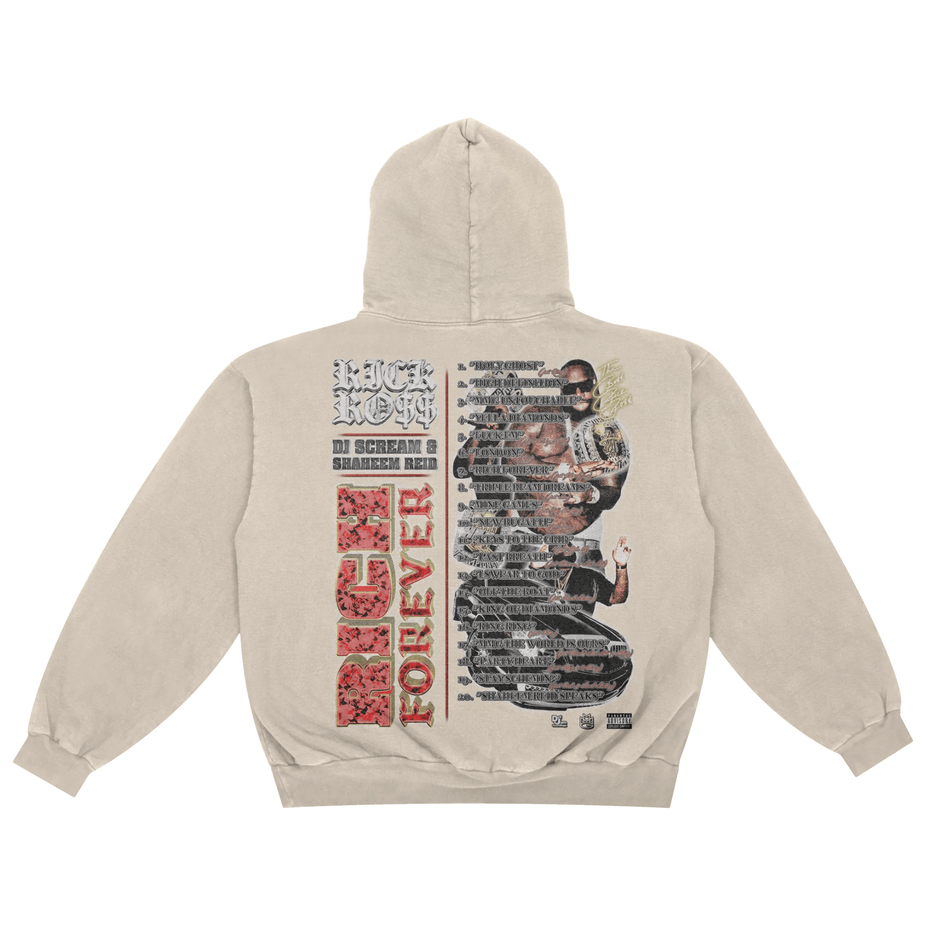 Rick Ross Rich Forever Hoody - Greazy Tees