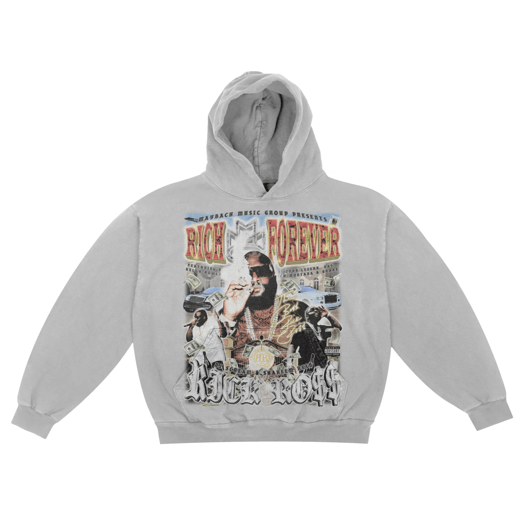 Rick Ross Rich Forever Hoody - Greazy Tees