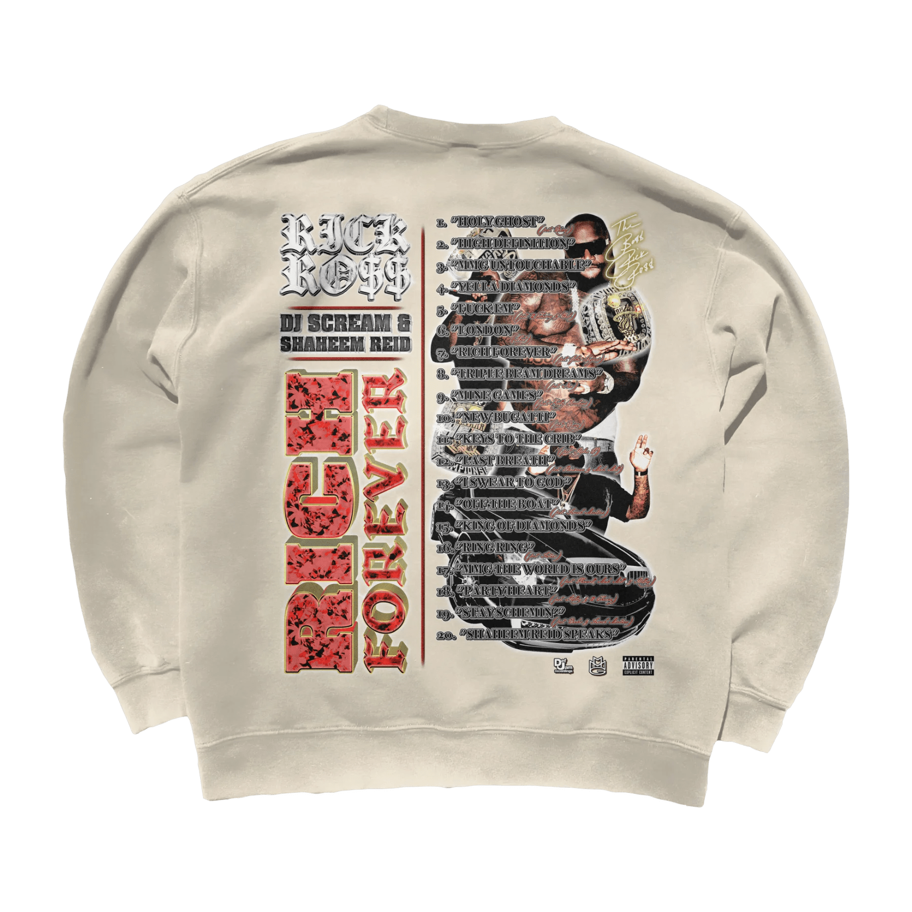Rick Ross Rich Forever Sweatshirt - Greazy Tees