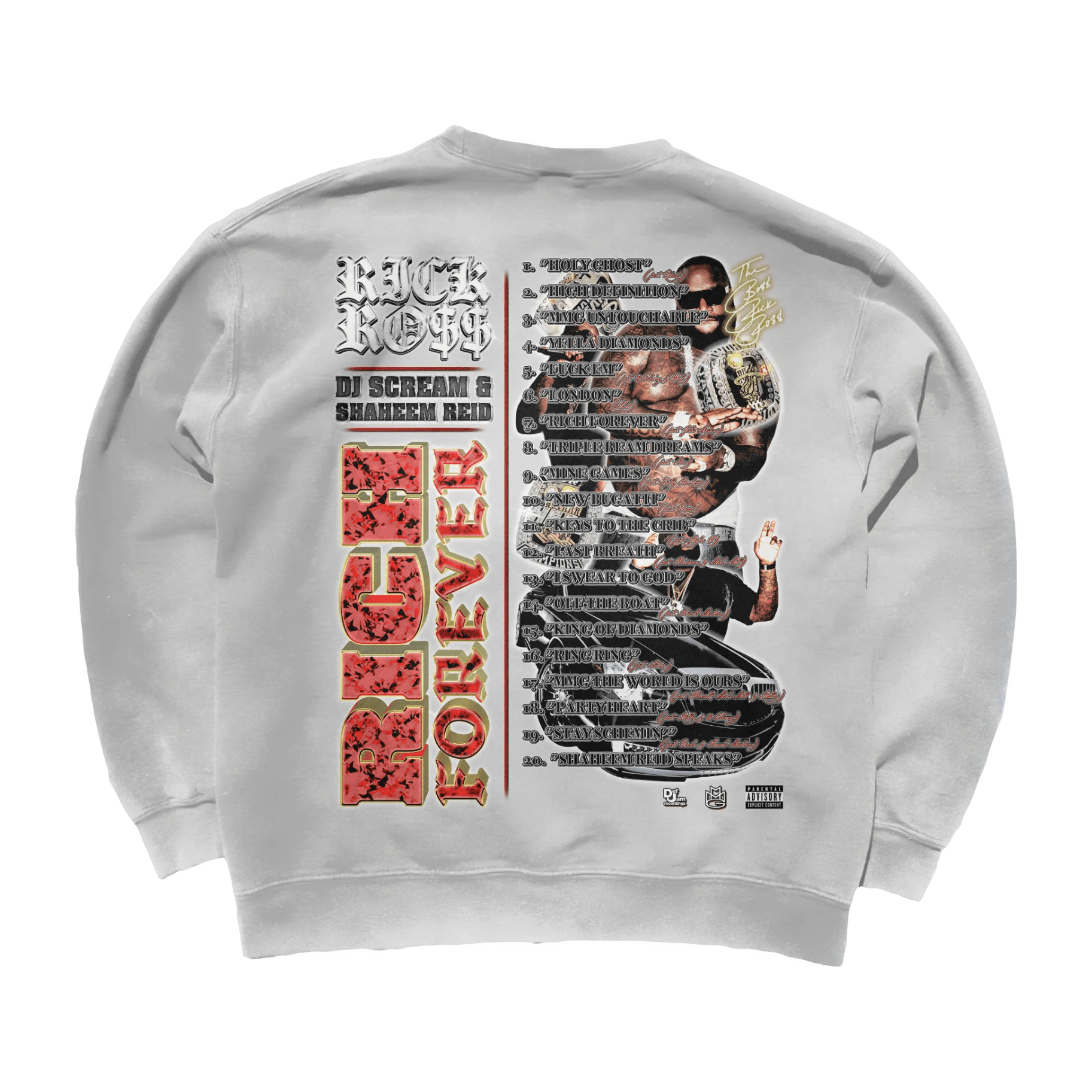 Rick Ross Rich Forever Sweatshirt - Greazy Tees