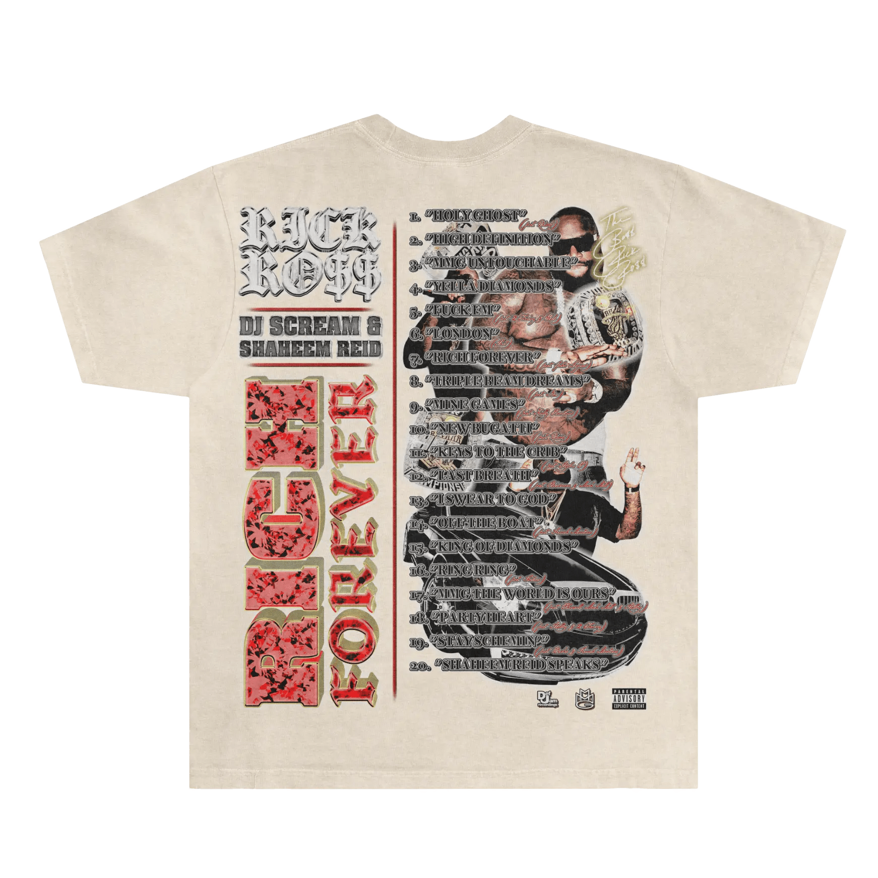 Rick Ross Rich Forever Tee - Greazy Tees