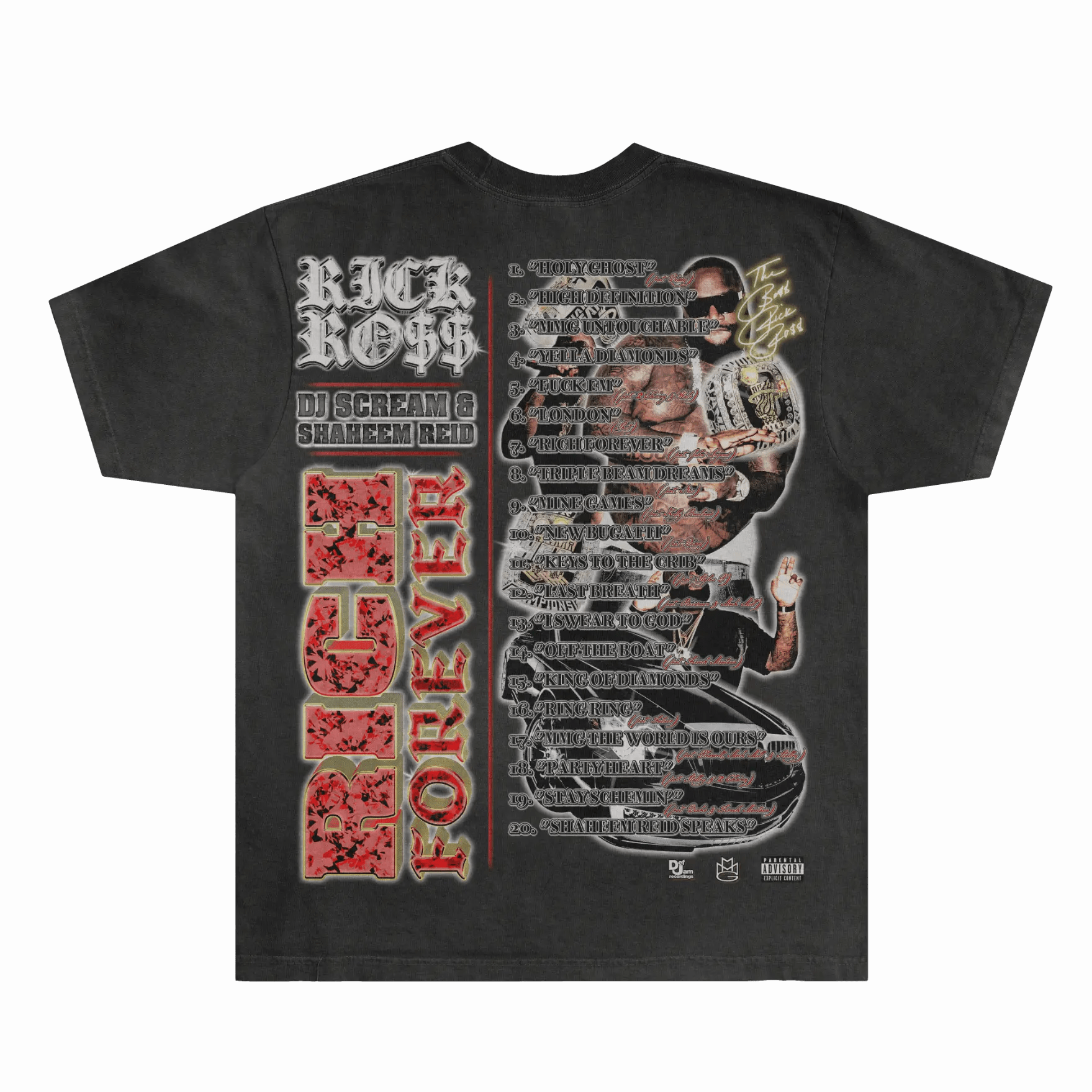 Rick Ross Rich Forever Tee - Greazy Tees