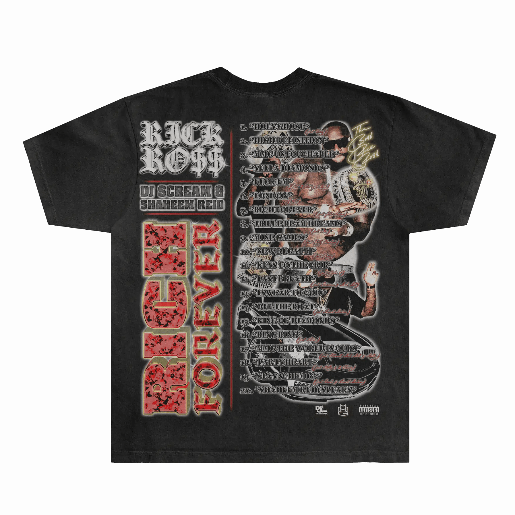 Rick Ross Rich Forever Tee - Greazy Tees