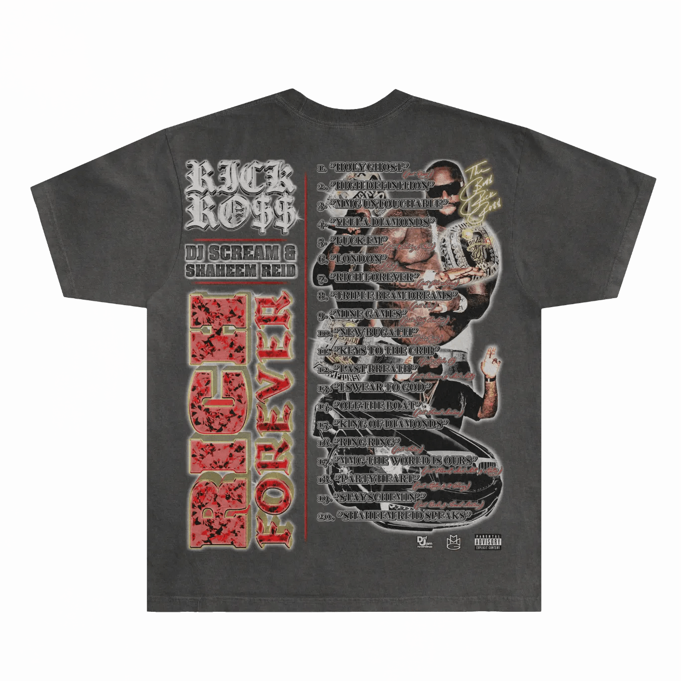 Rick Ross Rich Forever Tee - Greazy Tees