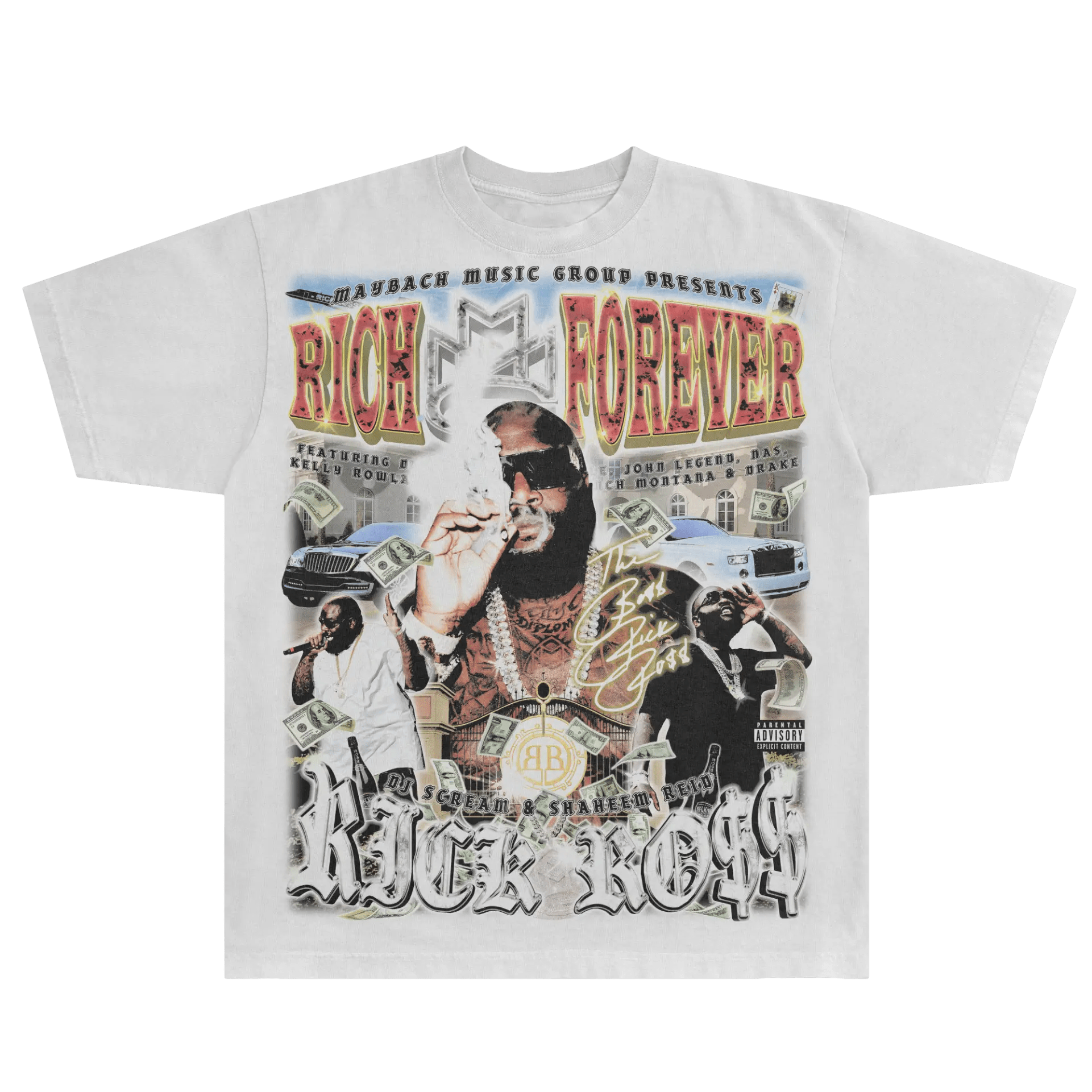Rick Ross Rich Forever Tee - Greazy Tees