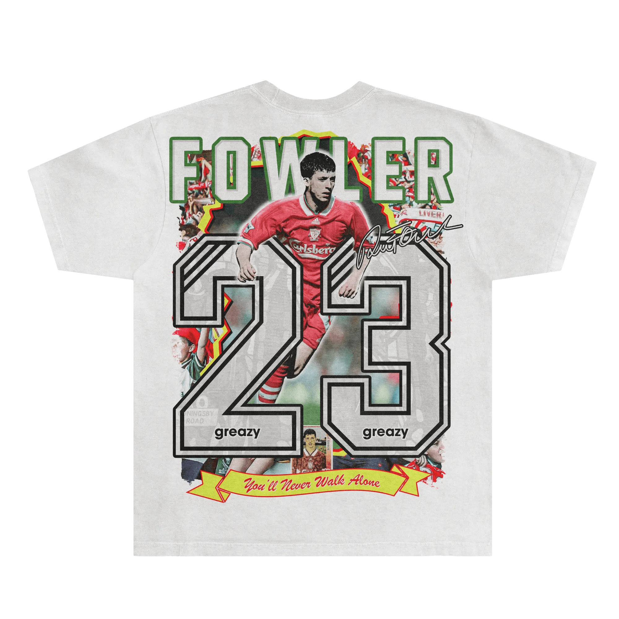 Robbie Fowler Liverpool FC Tee - Greazy Tees