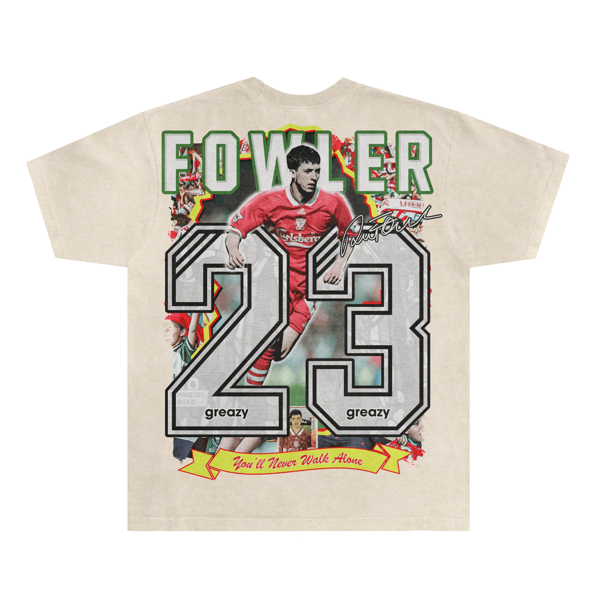 Robbie Fowler Liverpool FC Tee - Greazy Tees