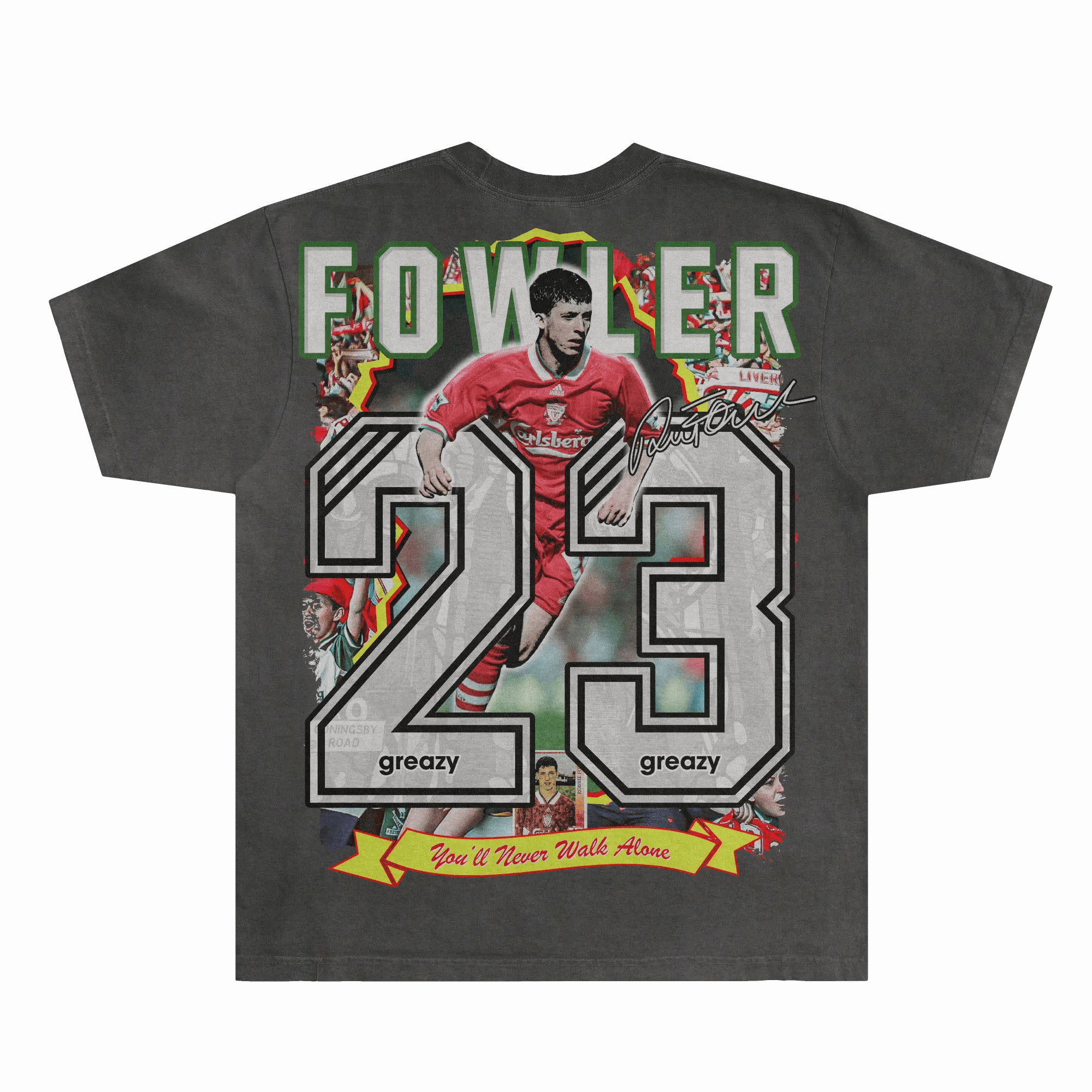 Robbie Fowler Liverpool FC Tee - Greazy Tees