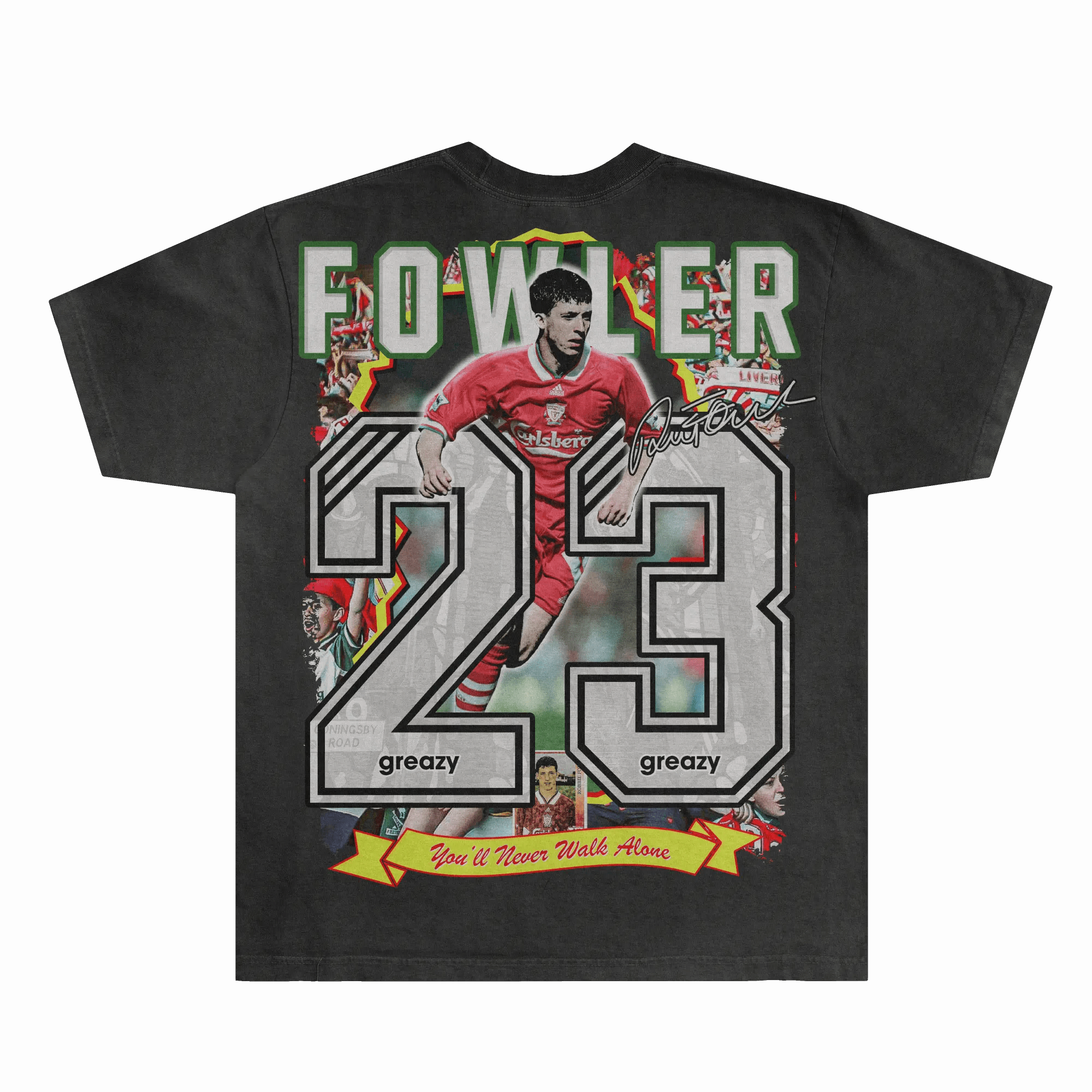 Robbie Fowler Liverpool FC Tee - Greazy Tees