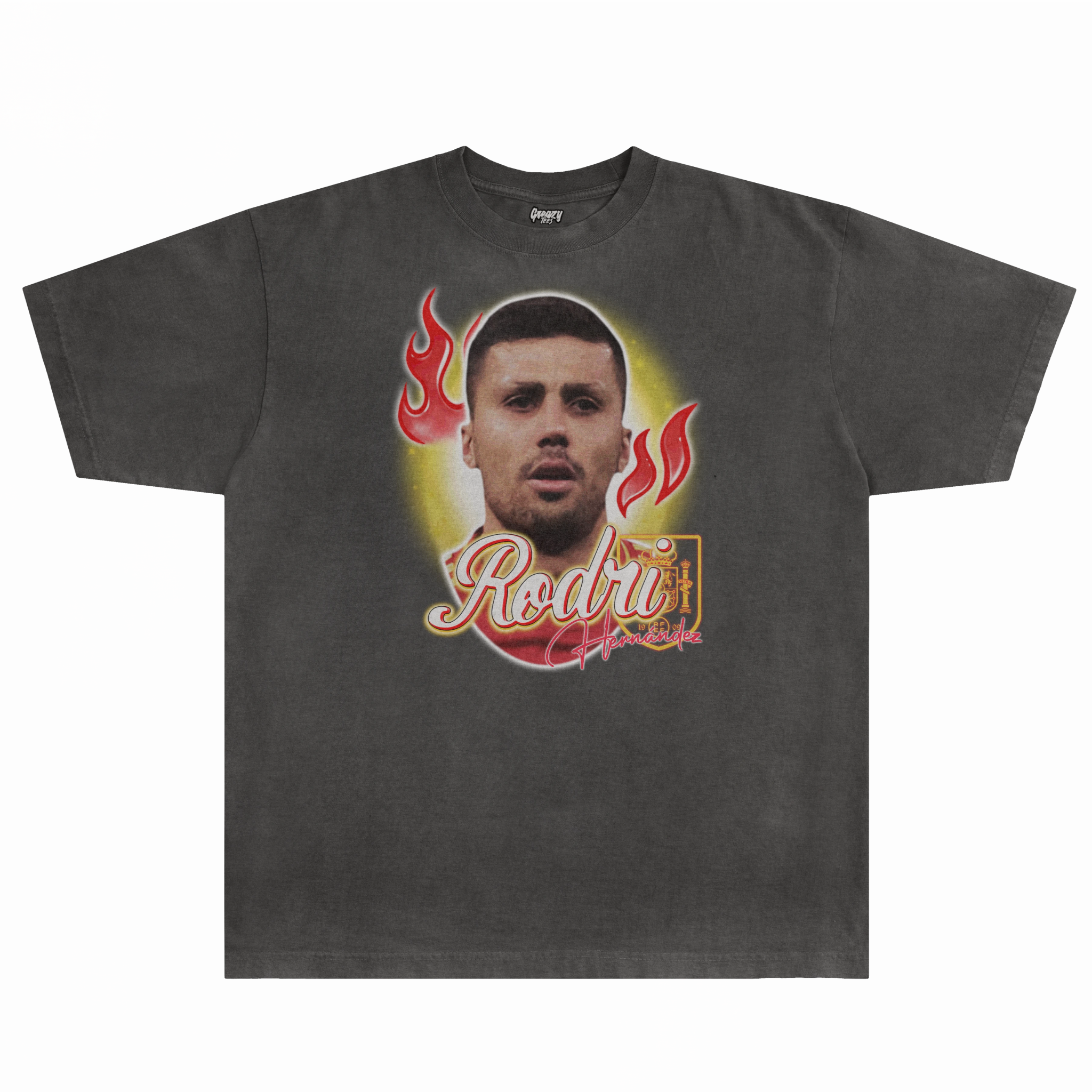 Rodri Euro '24 Tee - Greazy Tees