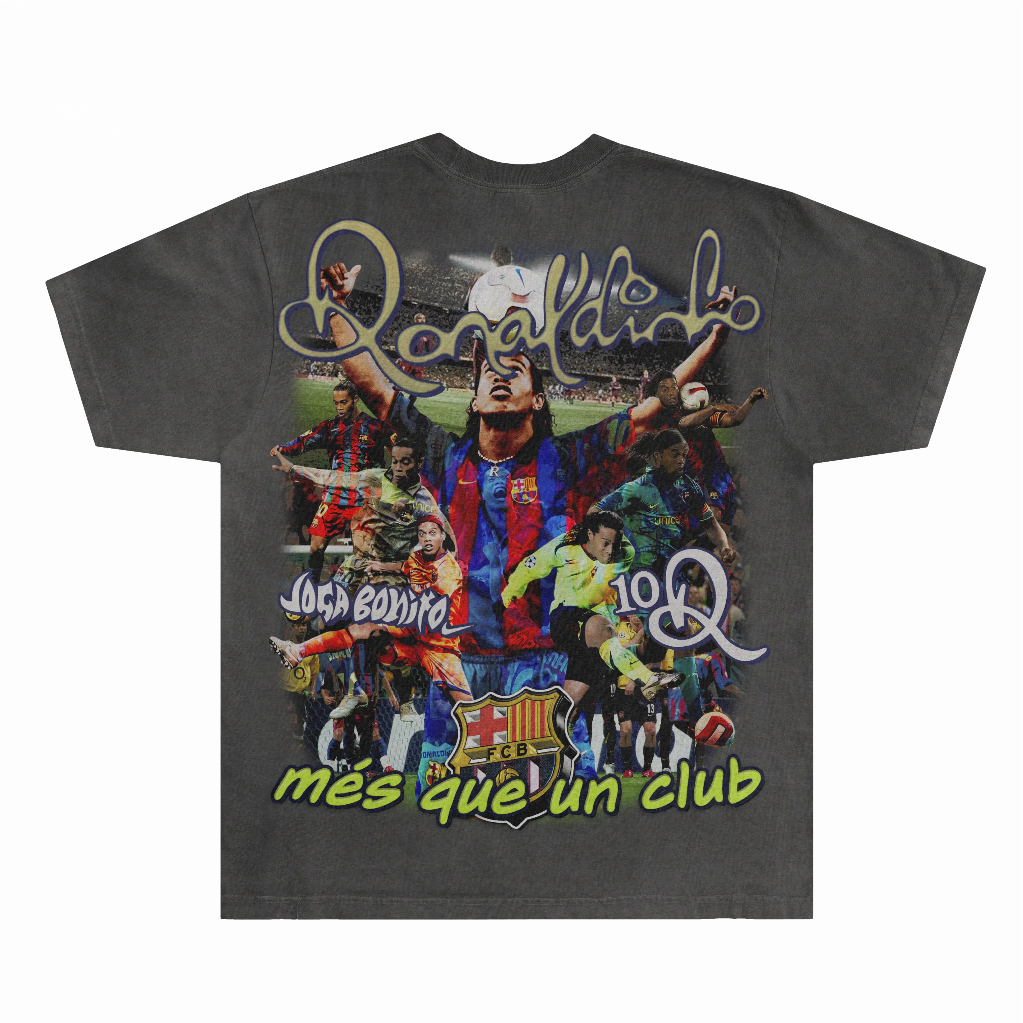 Ronaldinho Barça Classic Tee - Greazy Tees